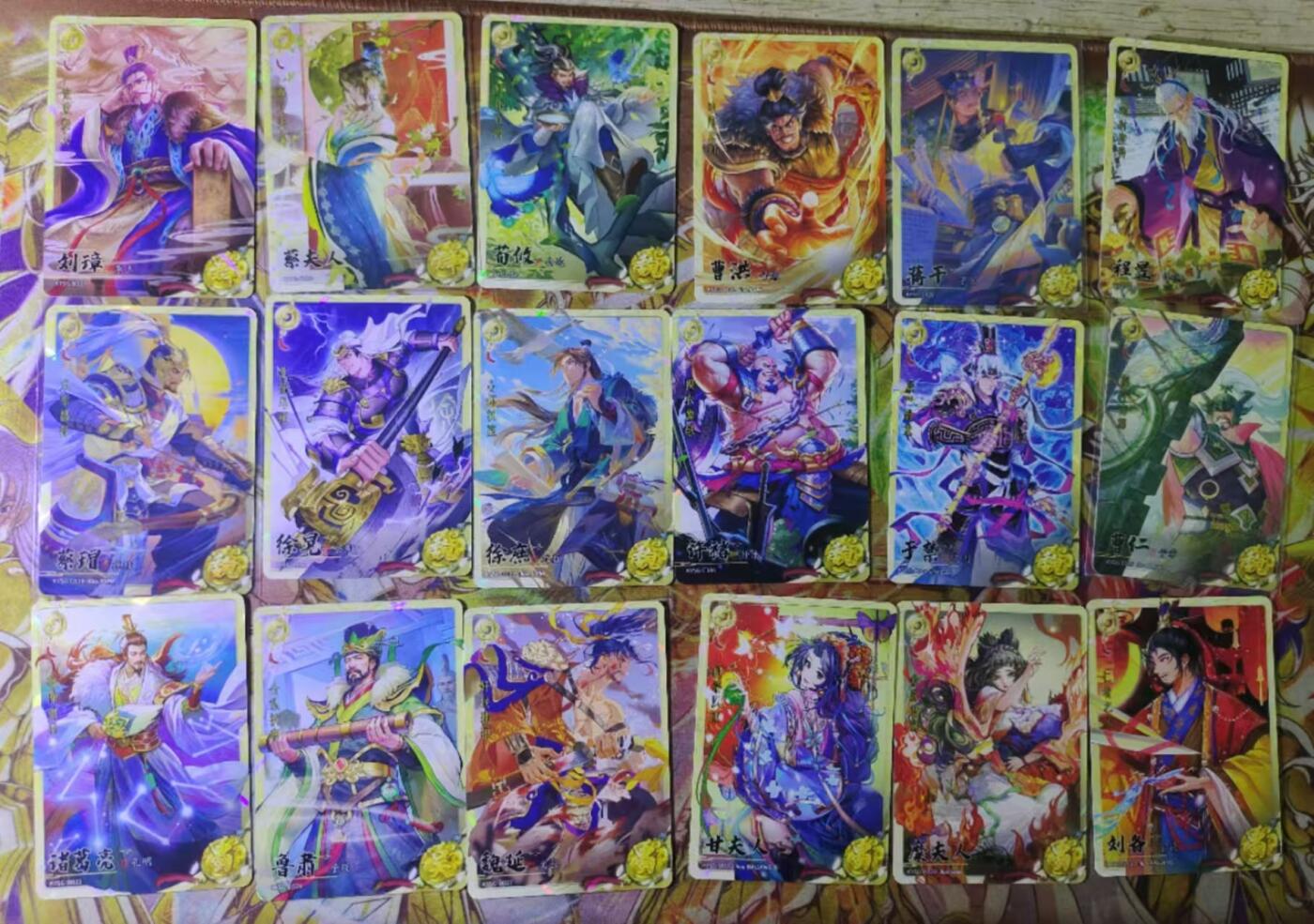 天玑星卡拍第四十四期《好多卡》持续收拍中 卡游三国 48张