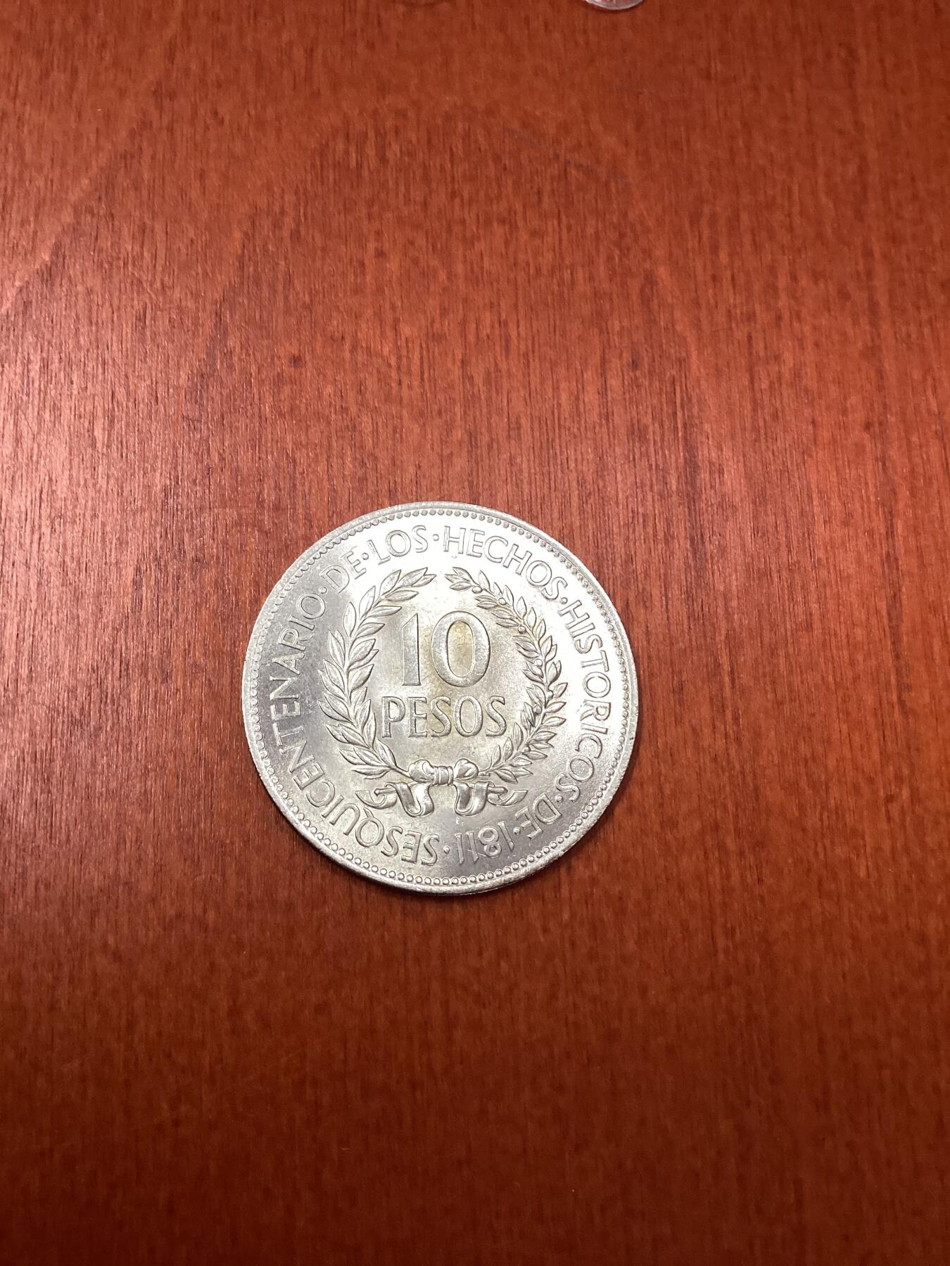 长老汇龙年精选第十四场拍卖 1961乌拉圭10比索银币