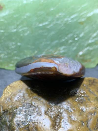 放福利！精美高玉化双色冰飘天眼纹战国红玛瑙吊坠一个 放福利！精美高玉化双色冰飘天眼纹战国红玛瑙吊坠一个