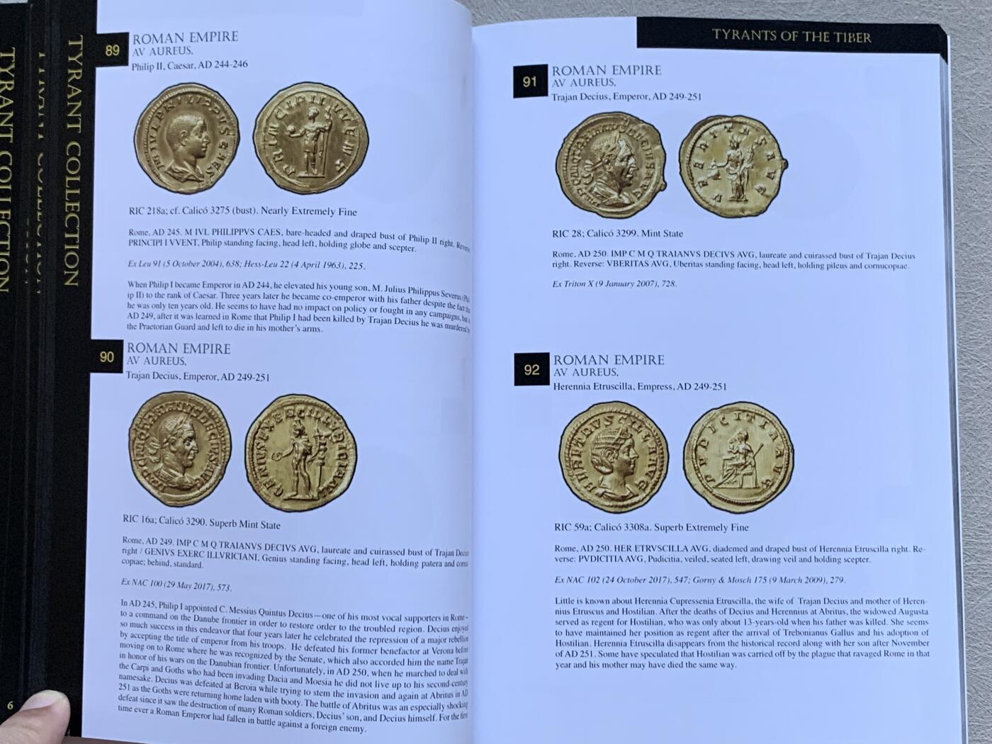 《竞宝斋》第293场- 周日，周一  2场连拍 （全场包邮） Tyrant集藏钱币目录，从罗马到教皇国，共370页，包含众多教皇国和意大利钱币顶级藏品，绝版收藏级书籍