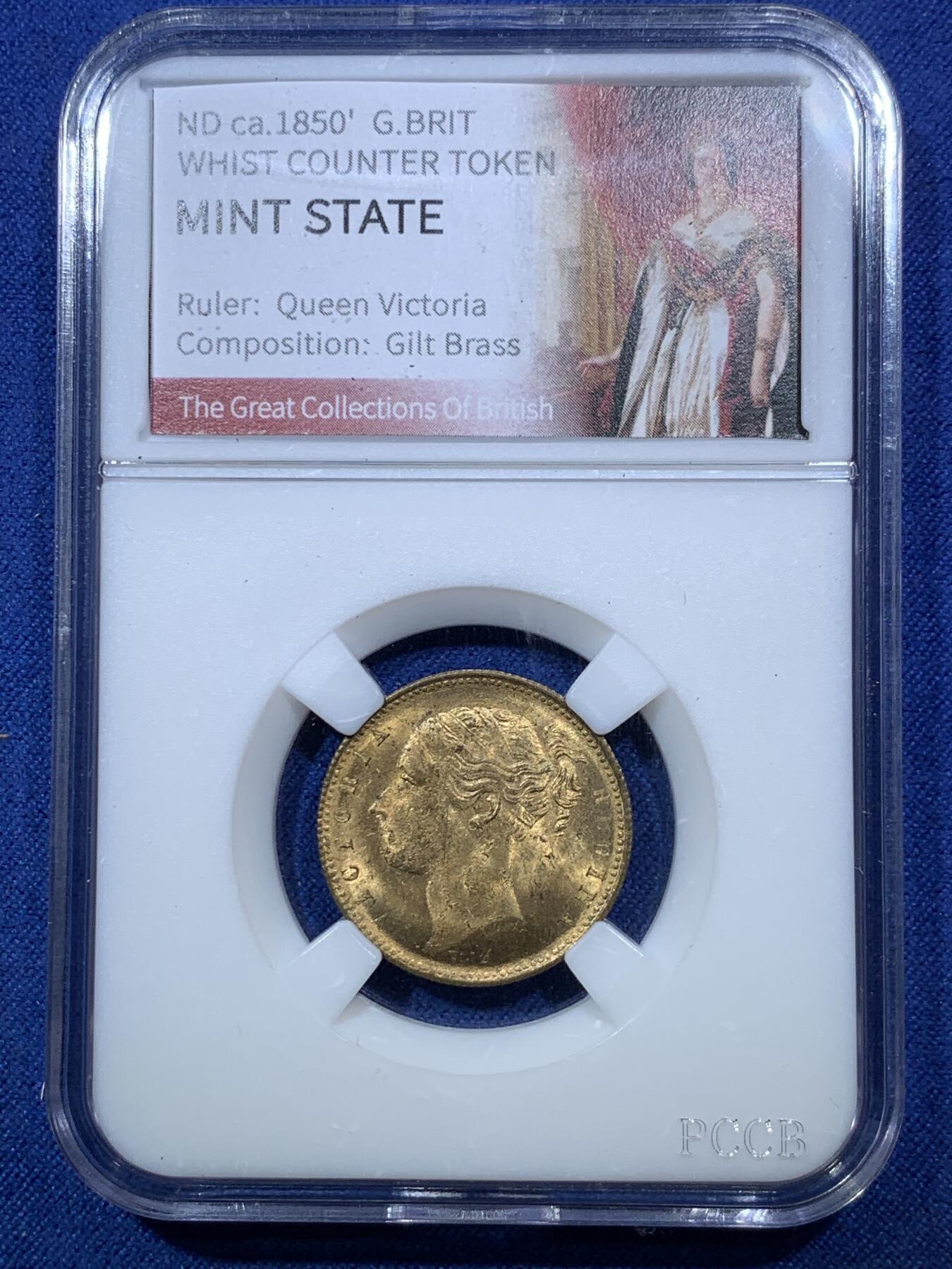 《竞宝斋》第293场- 周日，周一  2场连拍 （全场包邮） PCGS MS62 澳大利亚1886年维多利亚女王1索维林金币 铸造于墨尔本造币厂。金价如此，老金币的性价比已经远超克价700的金首饰了，这颗带点pl挺漂亮。可自玩的东西了。再送一颗非常少见的同时期的镀金token，好事成双。