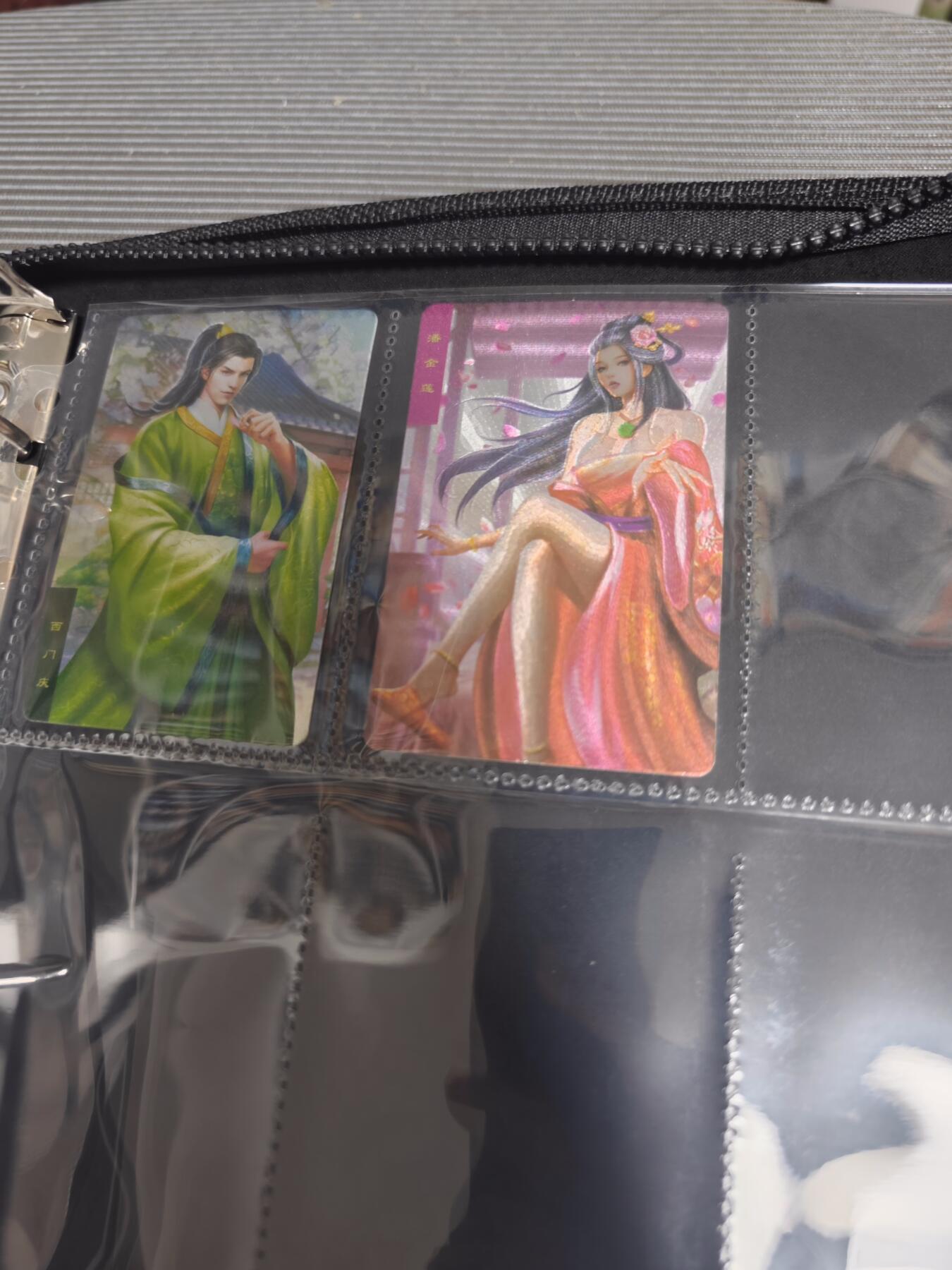 玩卡战线超级大甩拍第1期（要捡漏的来！） 鲁艺水浒粗闪卡112张+高端定制卡册