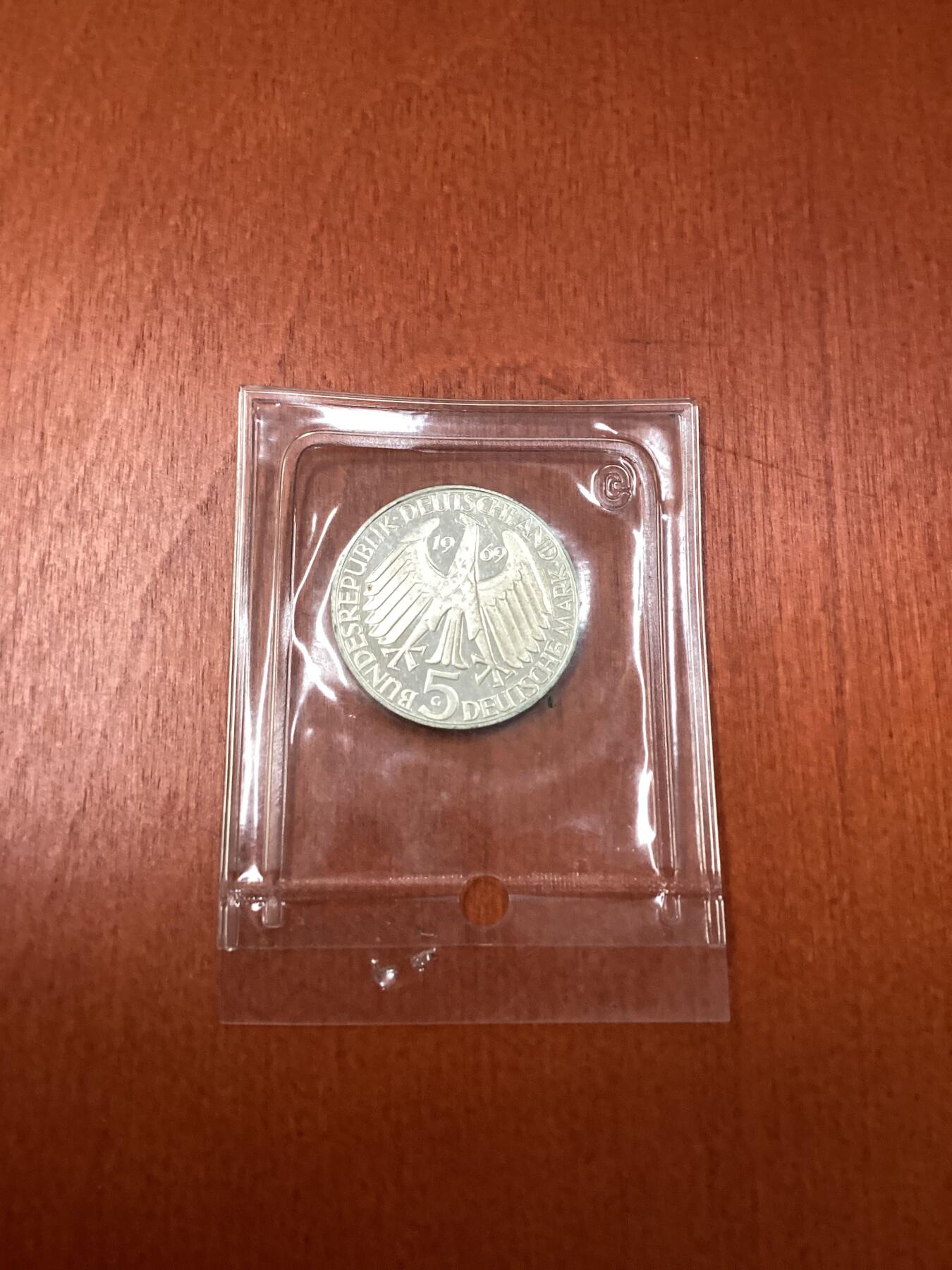 长老汇龙年精选第十四场拍卖 1969西德5马克银币