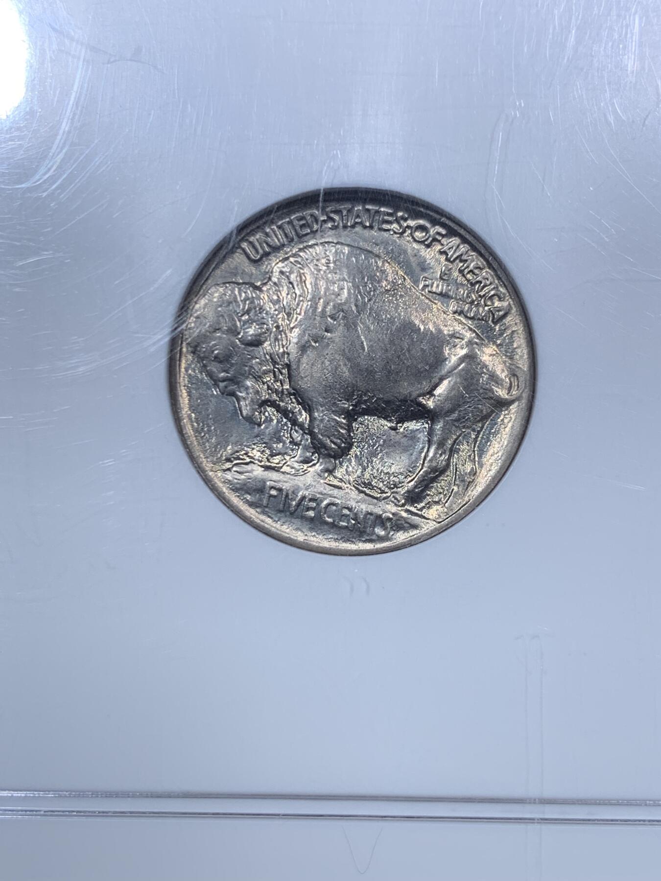 《竞宝斋》第293场- 周日，周一  2场连拍 （全场包邮） NGC MS66 美国1913年印第安人头水牛5分镍币 老白盒严评，首年版，NGC官网66分标价250美元，eBay同分标价12000元