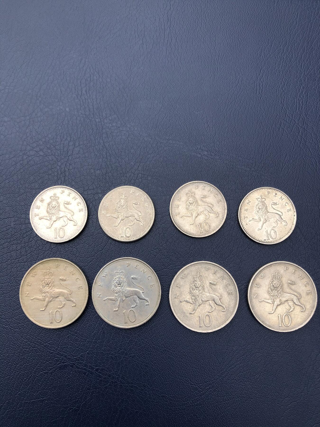 娃娃家-七月、第十六场 英国10便士，大小版-8枚