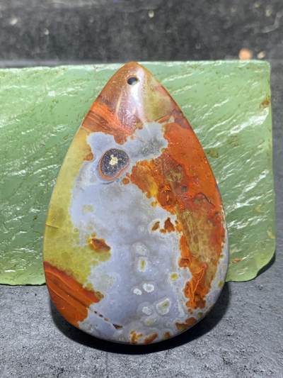 放福利！精美高玉化双色冰飘天眼纹战国红玛瑙吊坠一个 放福利！精美高玉化双色冰飘天眼纹战国红玛瑙吊坠一个