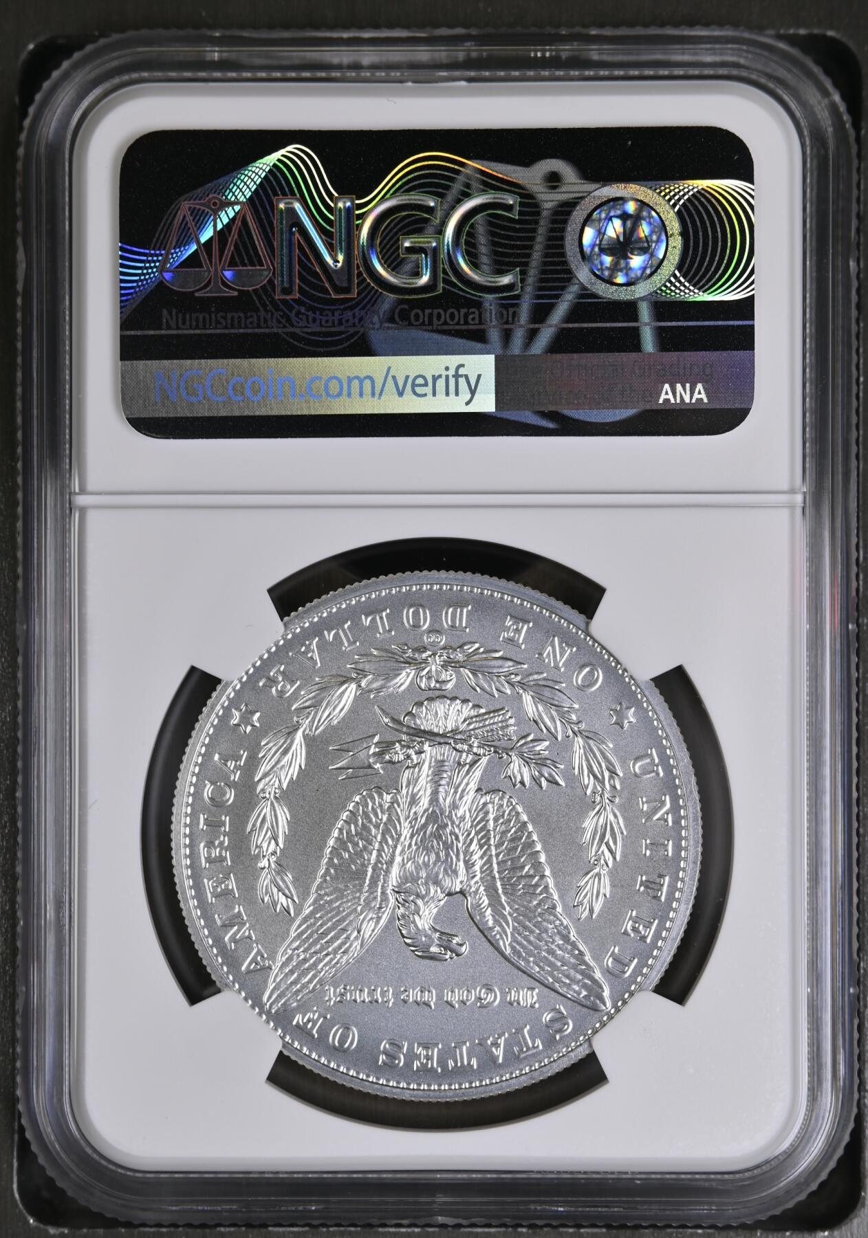 长老汇龙年精选第十四场拍卖 2021 'CC' Morgan Carson City Privy Mark First Day of Issue，盒证全，NGC PF70UC