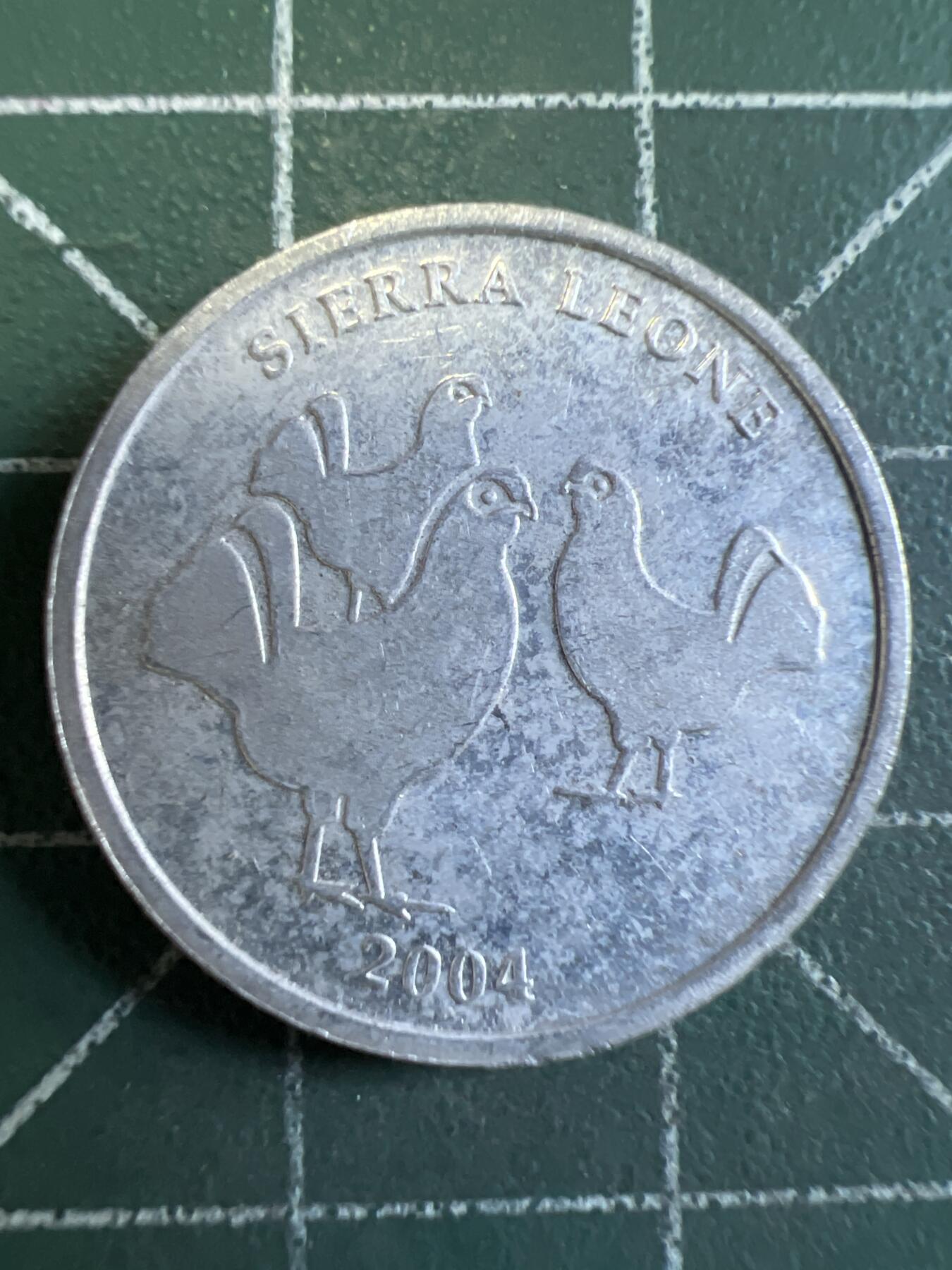 第667期 硬币专场 （无押金，捡漏，全场50包邮，偏远地区除外，接收代拍业务，本店十天发一次货） 塞拉利昂5利昂