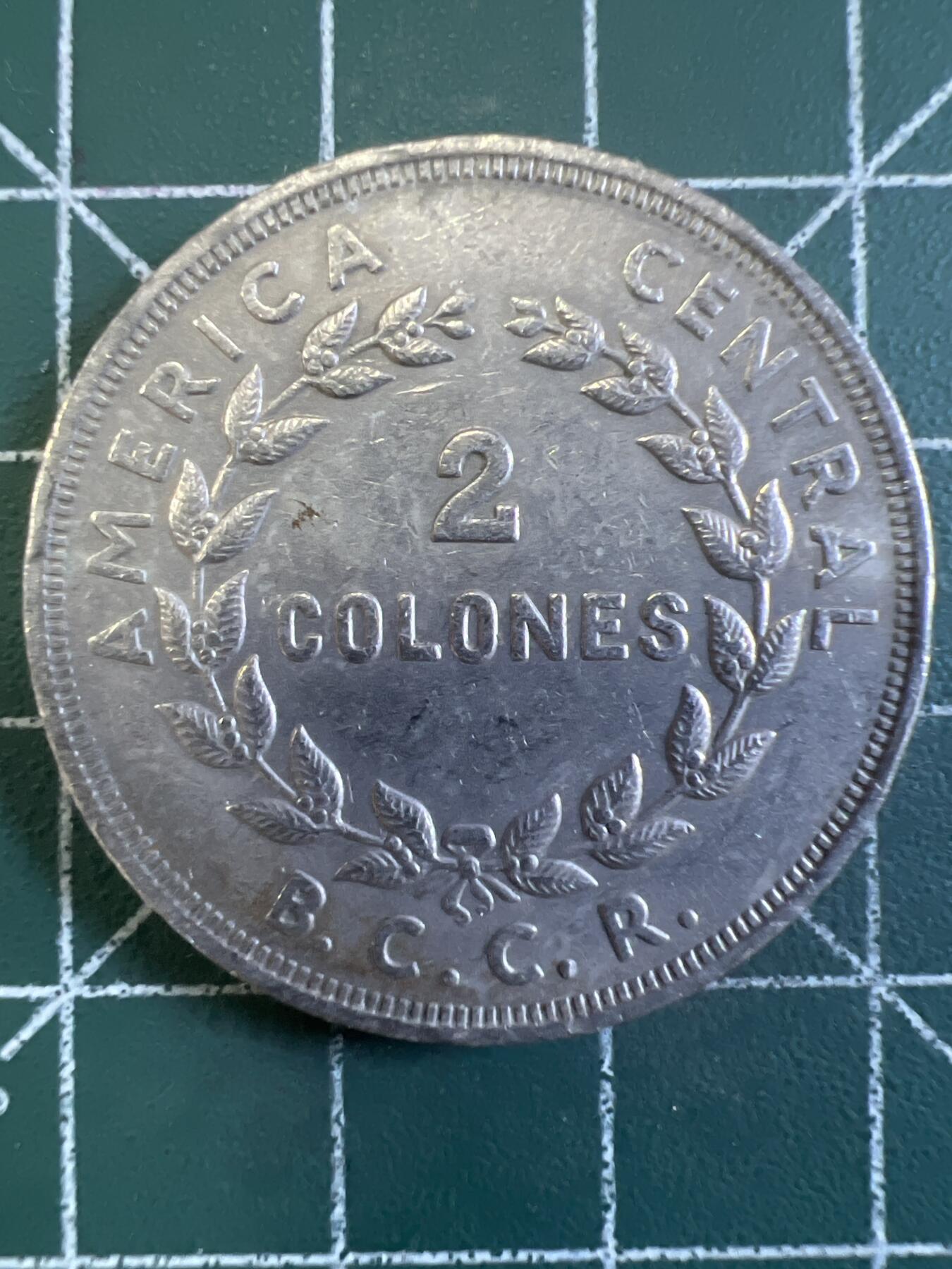 第667期 硬币专场 （无押金，捡漏，全场50包邮，偏远地区除外，接收代拍业务，本店十天发一次货） 哥斯达黎加2克朗  1978年