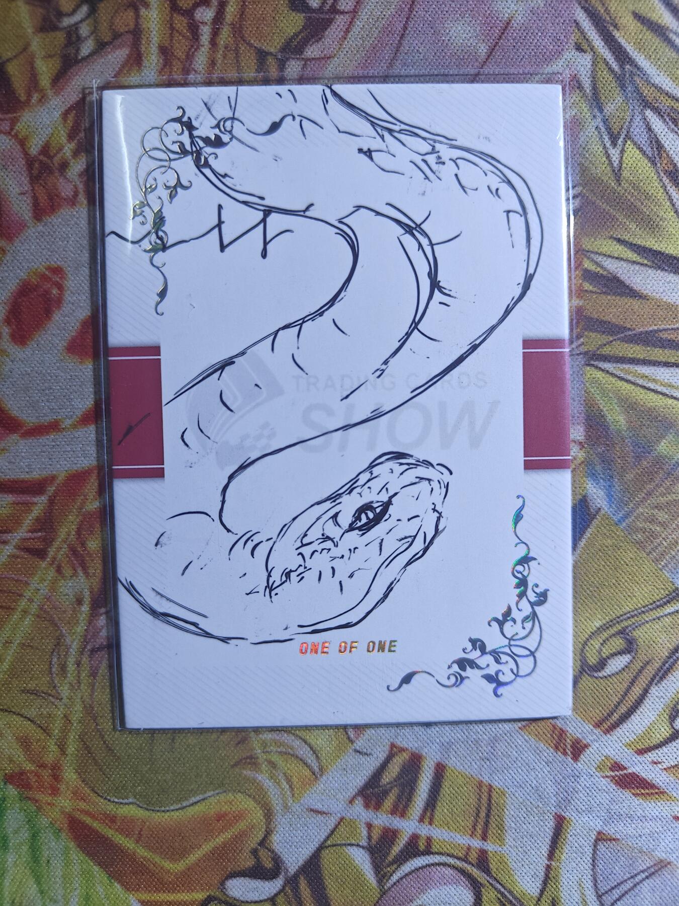 天玑星卡拍第四十五期《好多卡》持续收拍中 【手绘卡】上海中福卡博会限定 蛇