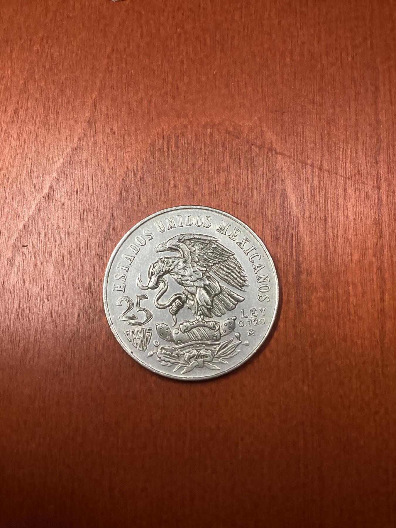 长老汇龙年精选第十五场拍卖 1968墨西哥奥运会25比索大银币
