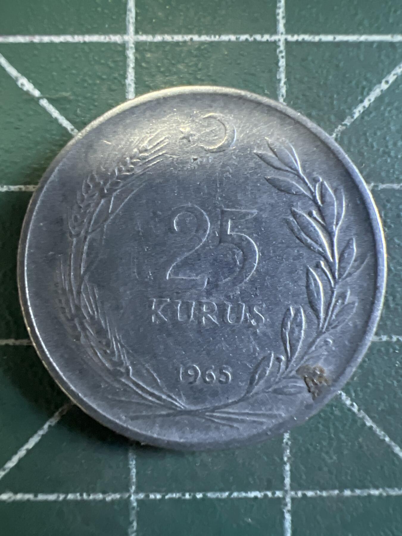 第667期 硬币专场 （无押金，捡漏，全场50包邮，偏远地区除外，接收代拍业务，本店十天发一次货） 土耳其25库鲁