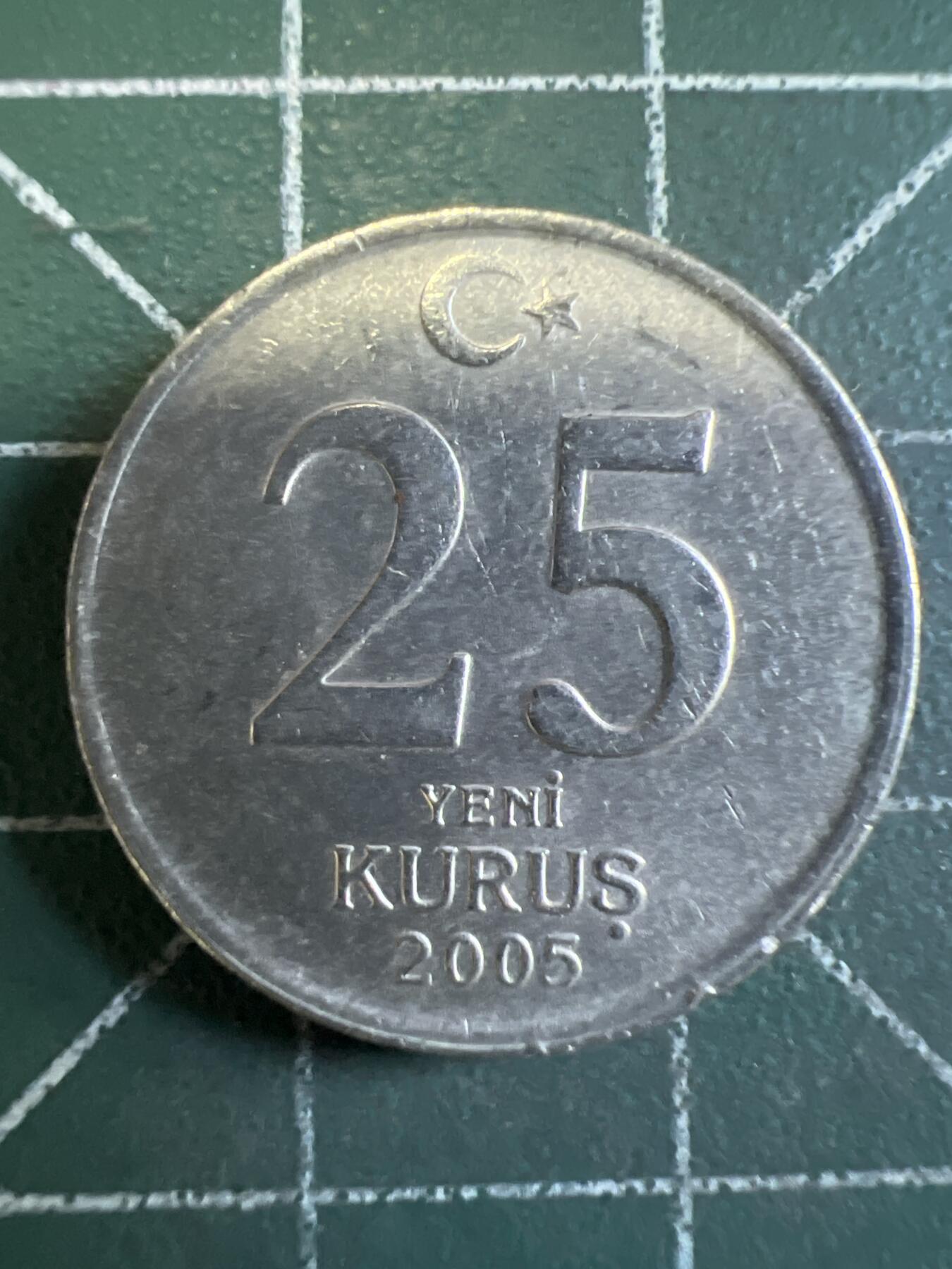 第667期 硬币专场 （无押金，捡漏，全场50包邮，偏远地区除外，接收代拍业务，本店十天发一次货） 土耳其25库鲁