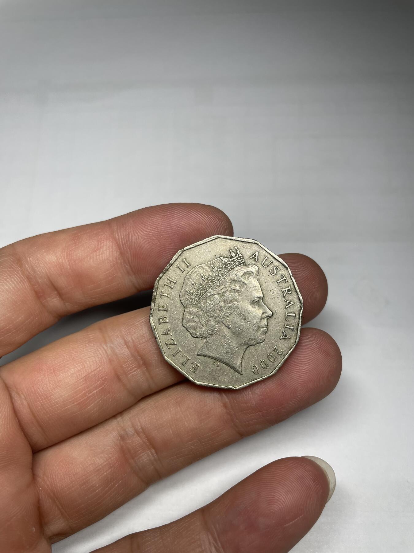 每日一拍，2024年集古藏今外币拍卖第十二期-第1场—（总第111拍），新一期拍卖开始了 2000年澳大利亚50分