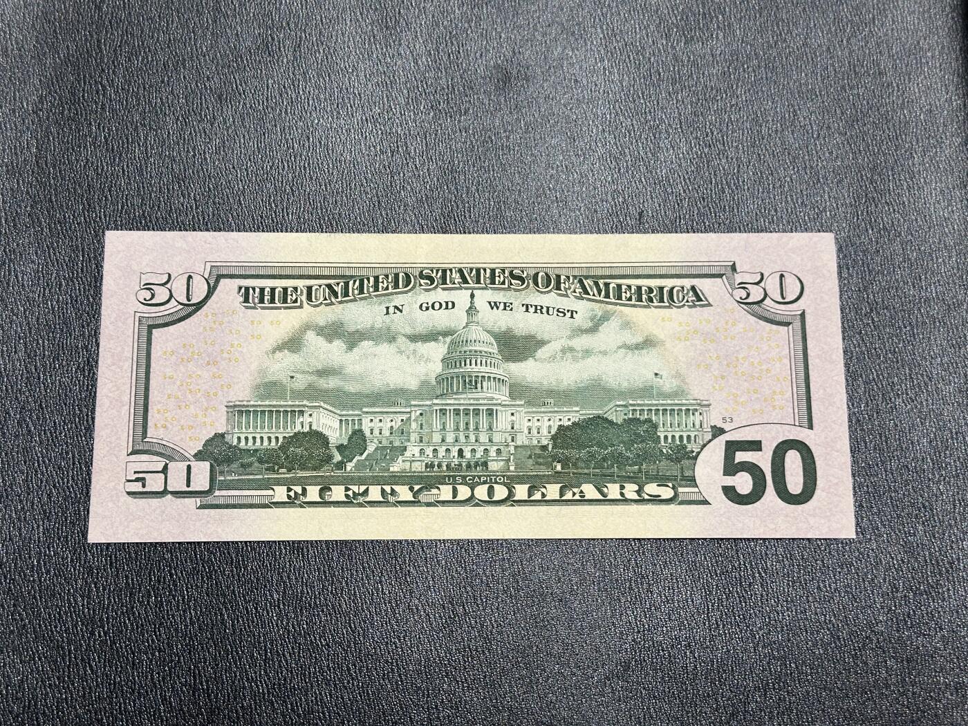 《外钞收藏家》第三百九十七期 2017年美国50美元 全新UNC