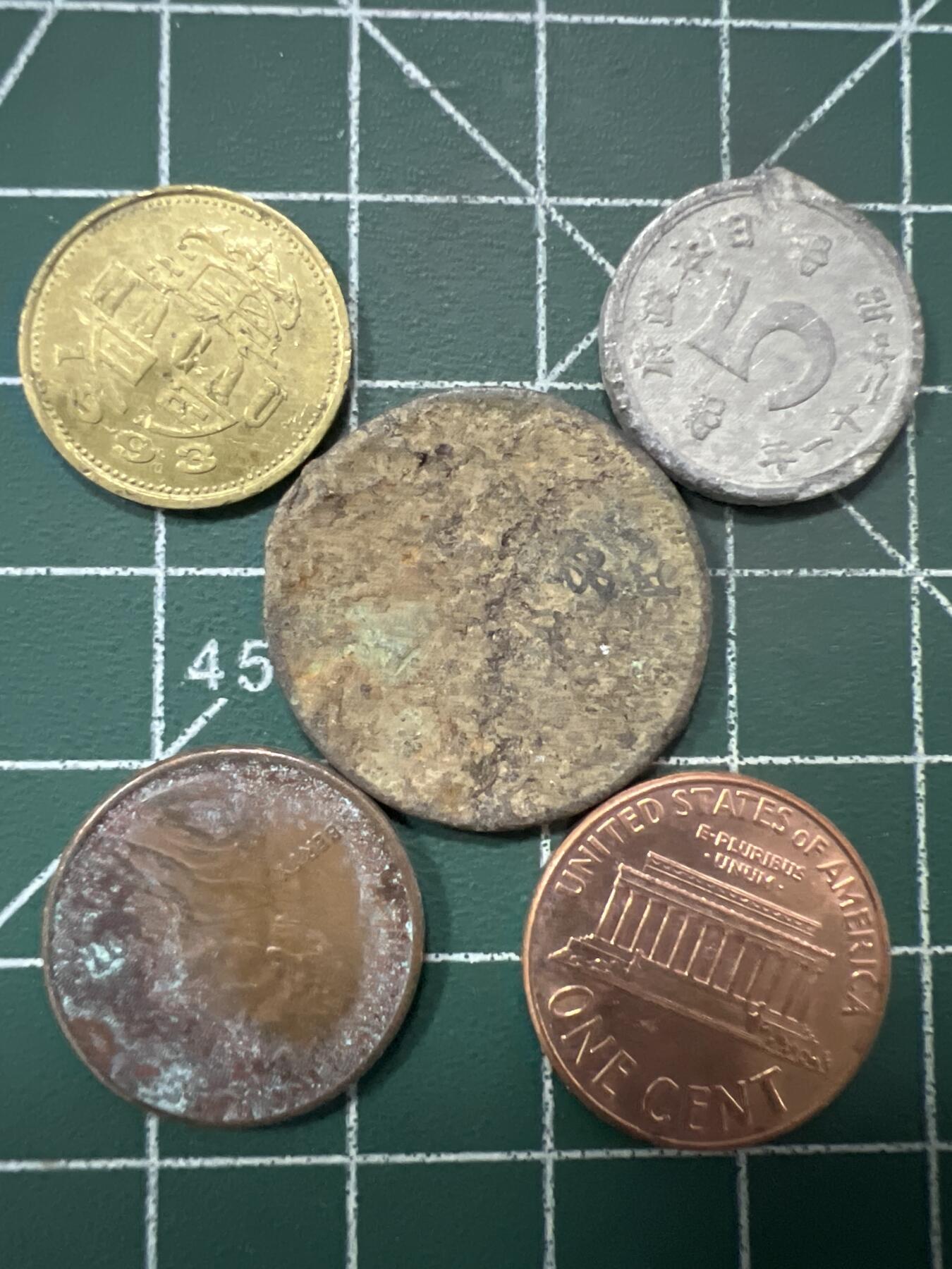 第668期 硬币专场 （无押金，捡漏，全场50包邮，偏远地区除外，接收代拍业务，本店十天发一次货） 硬币五枚