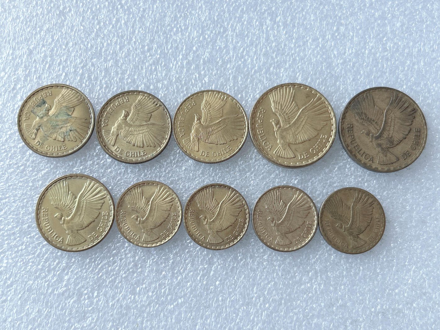 第一海外回流一元起拍收藏 散币专场 第105期 智利飞鹰版