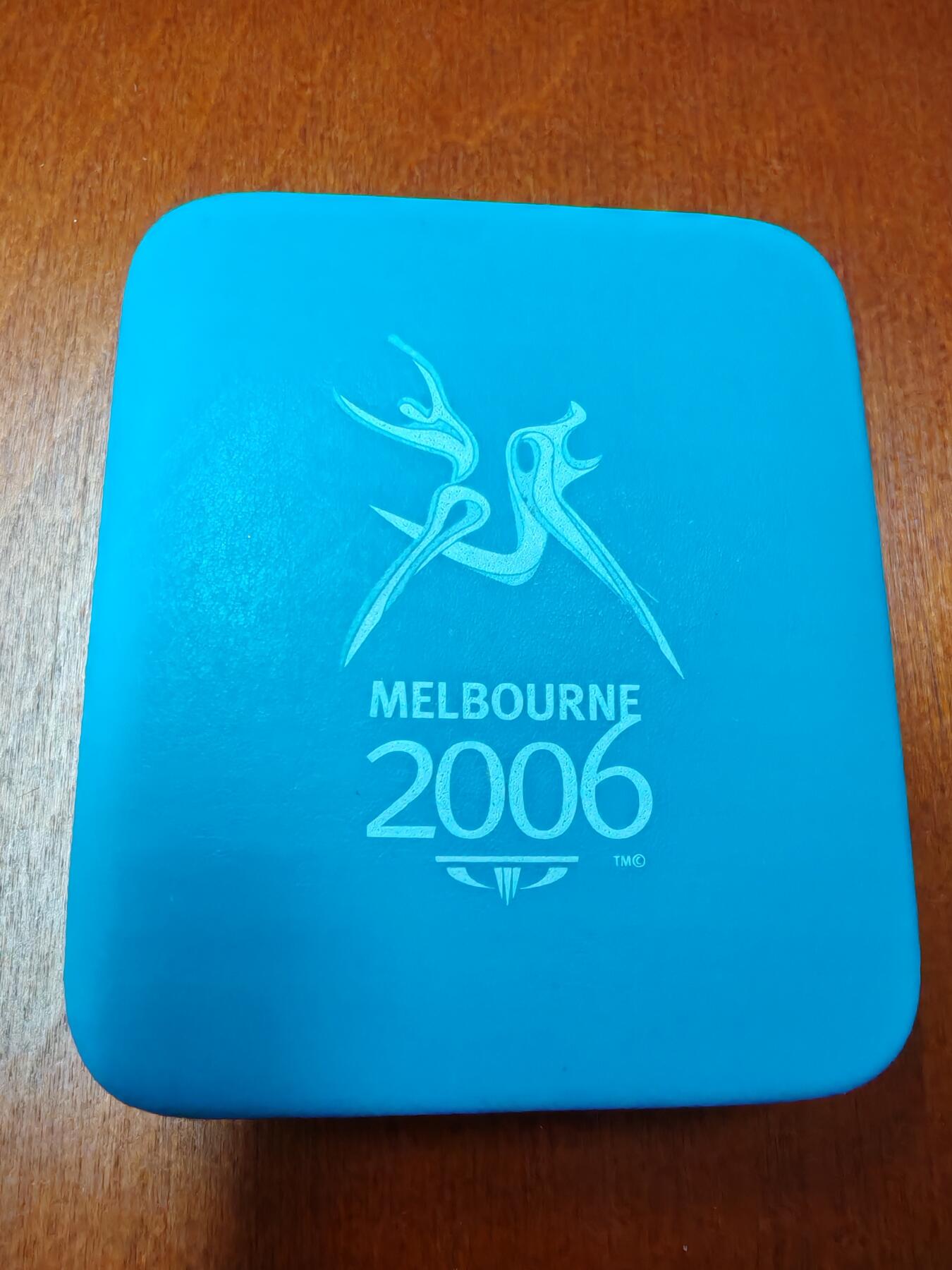 长老汇龙年精选第十五场拍卖 2006澳大利亚墨尔本英联邦运动会5澳元精制银币，盒证全，36.31克999银