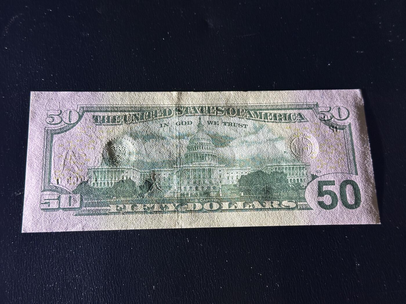 《外钞收藏家》第三百九十七期 2017年美国50美元 全新UNC