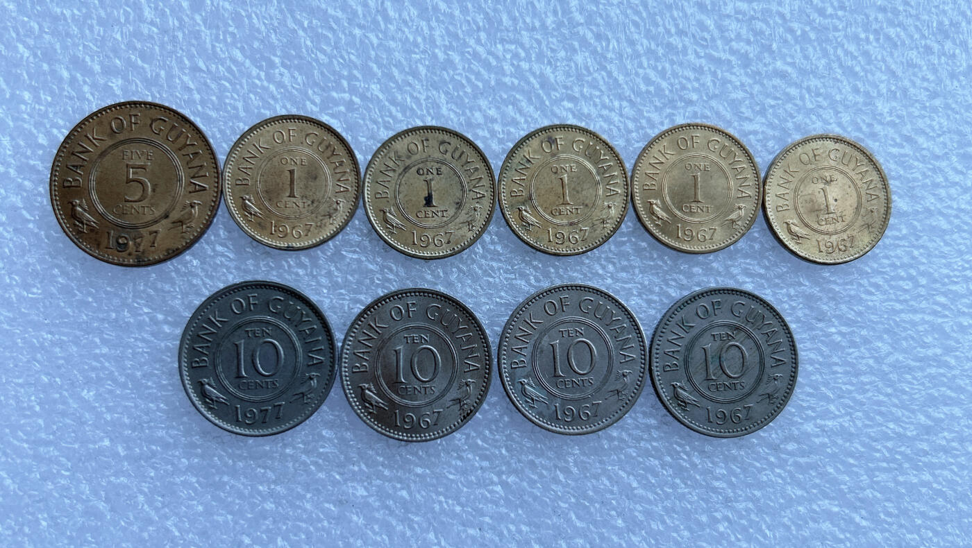 第一海外回流一元起拍收藏 散币专场 第105期 圭亚那🇬🇾