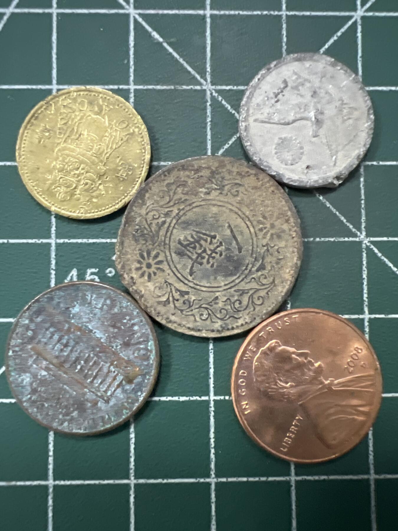 第668期 硬币专场 （无押金，捡漏，全场50包邮，偏远地区除外，接收代拍业务，本店十天发一次货） 硬币五枚