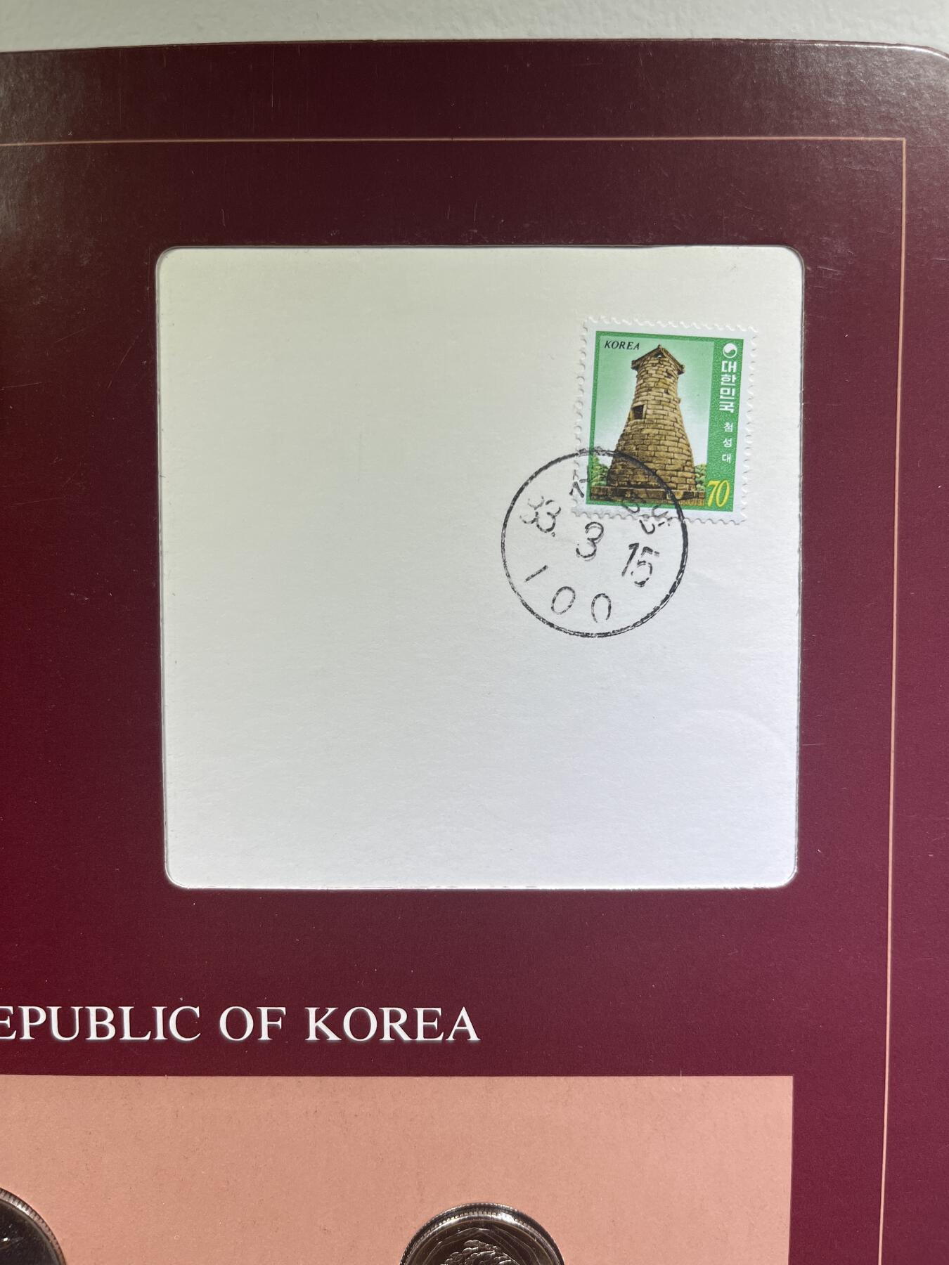 【融合斋】世界货币、纪念章专场No.1 韩国🇰🇷-富兰克林版世界货币集