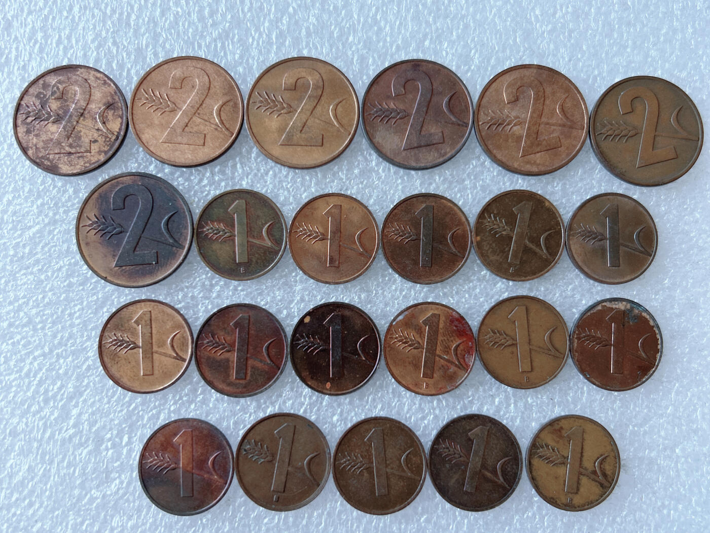 第一海外回流一元起拍收藏 散币专场 第105期 瑞士铜币 1分+2分