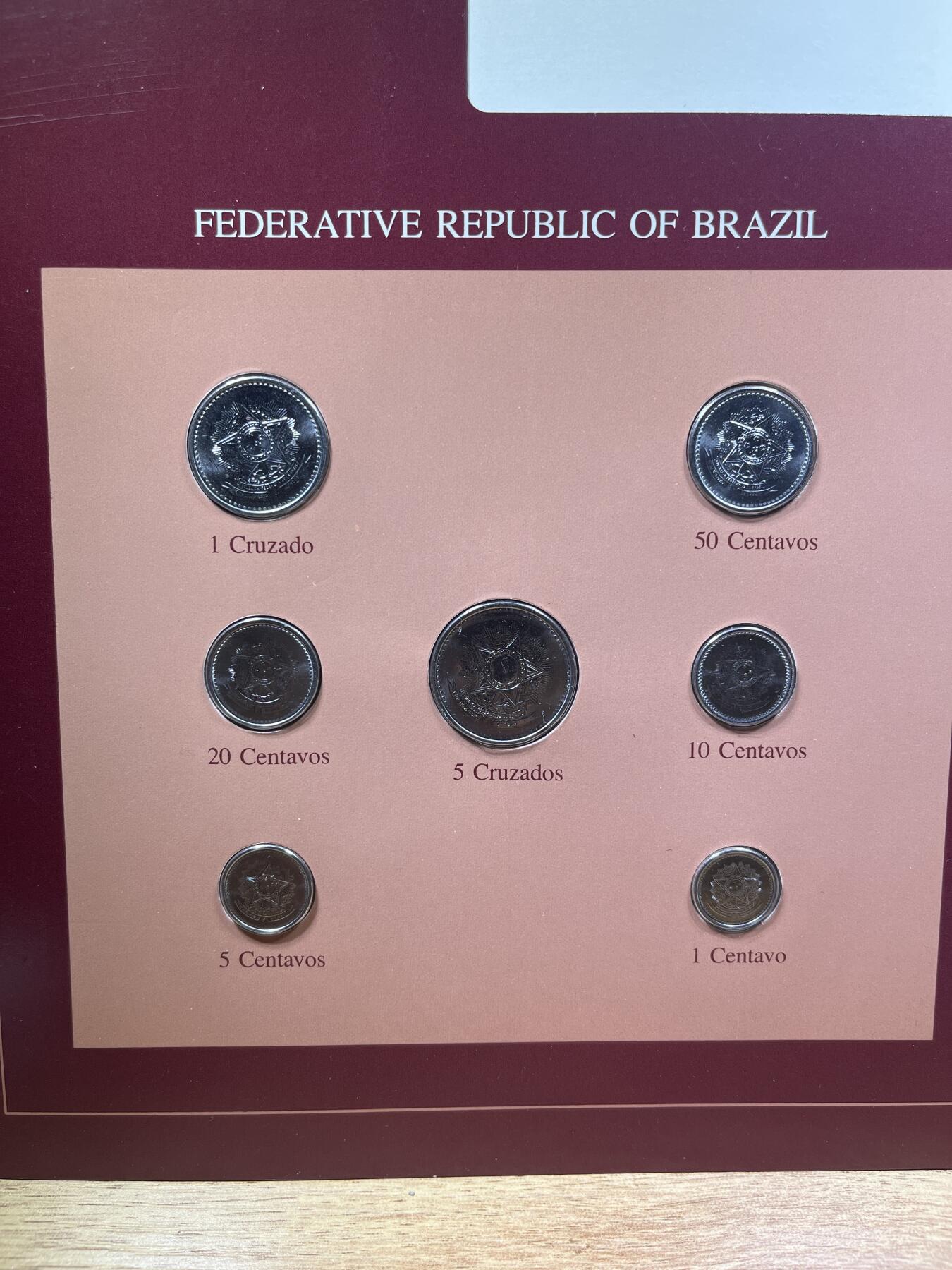 【融合斋】世界货币、纪念章专场No.1 巴西联邦共和国🇧🇷-富兰克林版世界货币集
