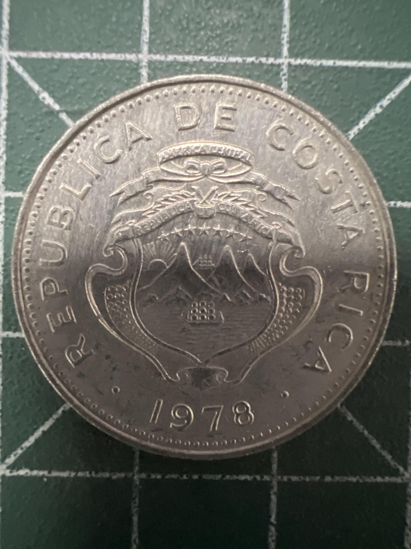 第668期 硬币专场 （无押金，捡漏，全场50包邮，偏远地区除外，接收代拍业务，本店十天发一次货） 哥斯达黎加50分 1978年