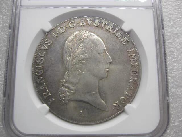 NGC-AU奥地利1821年弗朗茨二世泰勒克朗银币