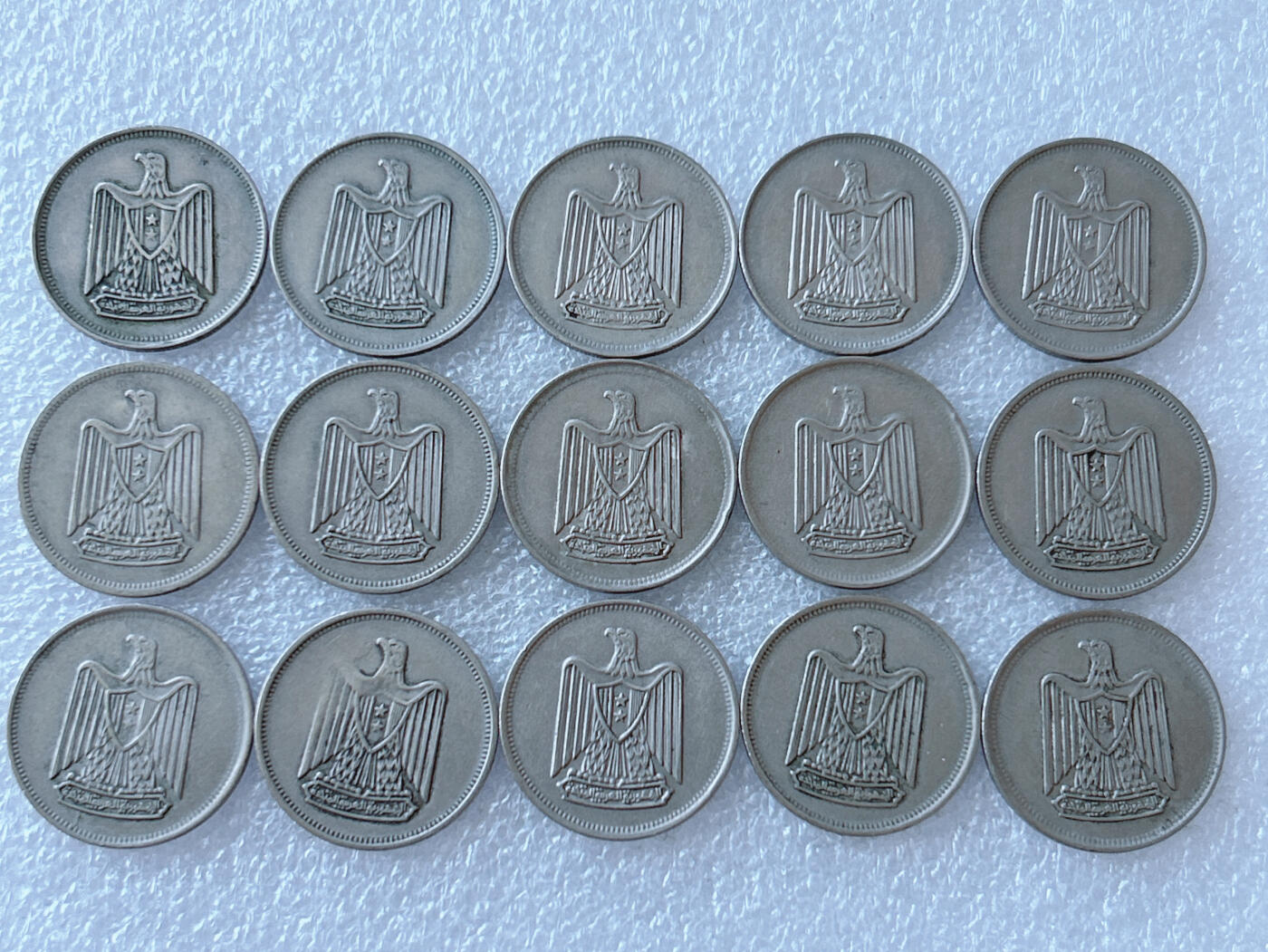 第一海外回流一元起拍收藏 散币专场 第105期 埃及5皮阿斯特 15枚