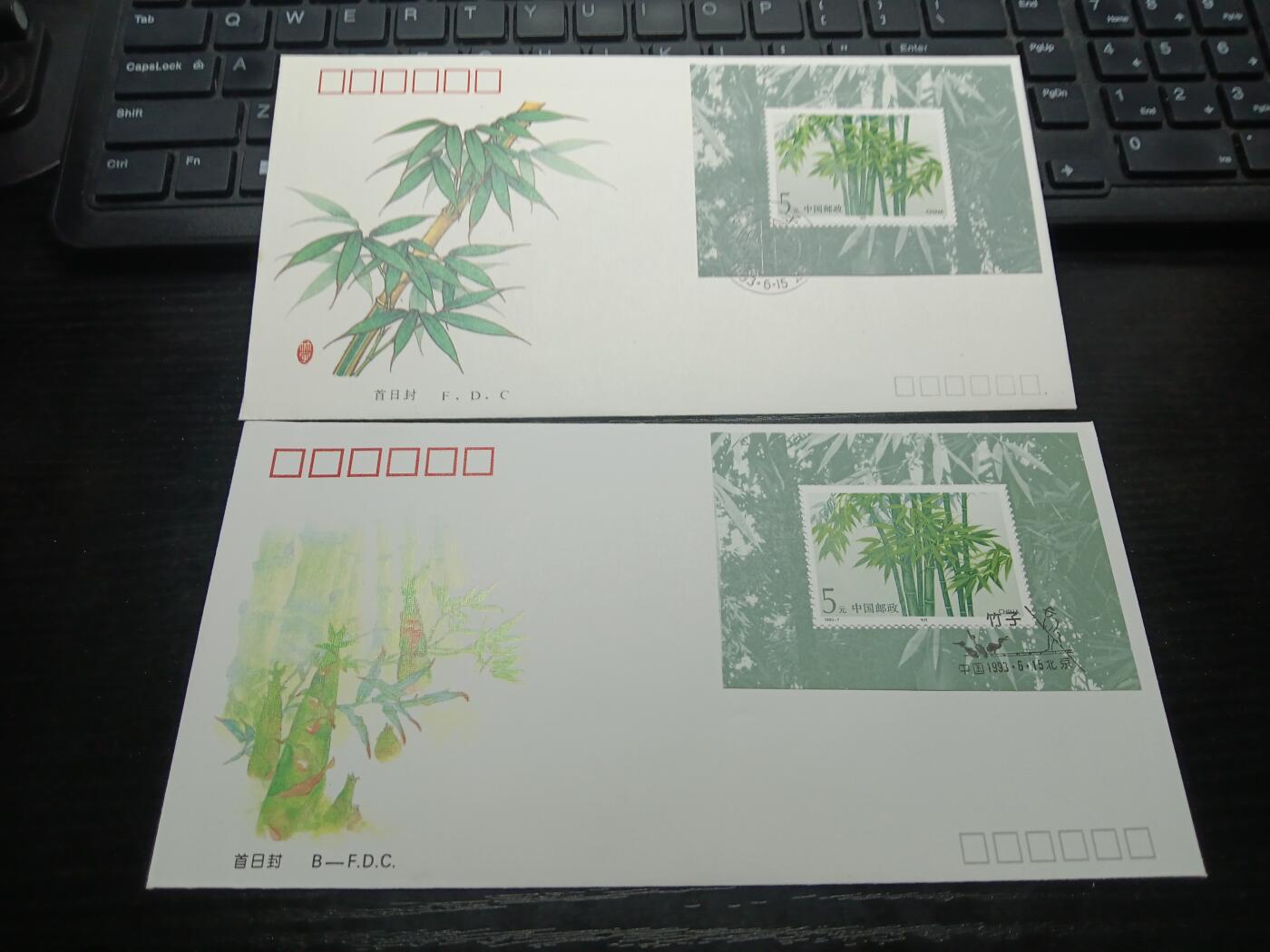 博彦收藏8月6日邮票专场 竹子首日封一组