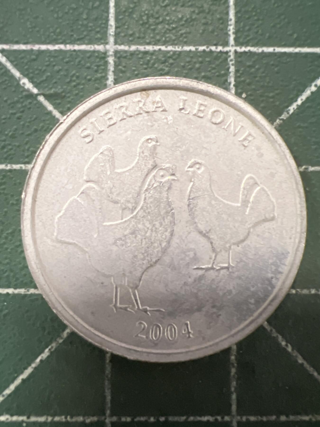 第668期 硬币专场 （无押金，捡漏，全场50包邮，偏远地区除外，接收代拍业务，本店十天发一次货） 塞拉利昂5利昂