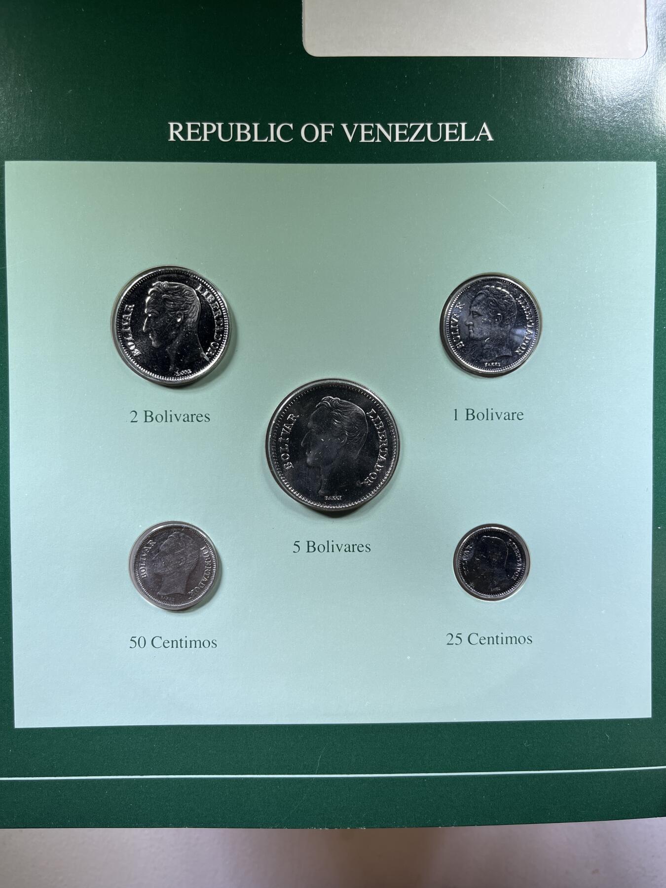 【融合斋】世界货币、纪念章专场No.1 委内瑞拉🇻🇪 -富兰克林版世界货币集
