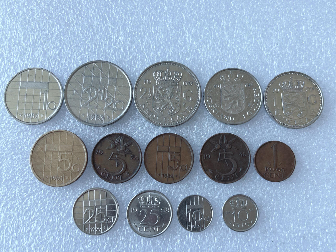 第一海外回流一元起拍收藏 散币专场 第105期 荷兰硬币 14枚 无重复