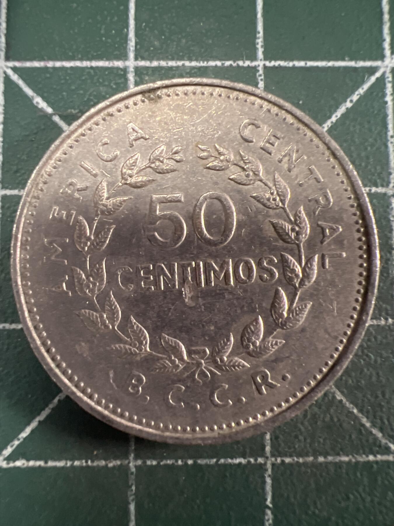 第669期 硬币专场 （无押金，捡漏，全场50包邮，偏远地区除外，接收代拍业务，本店十天发一次货） 哥斯达黎加50分 1978年