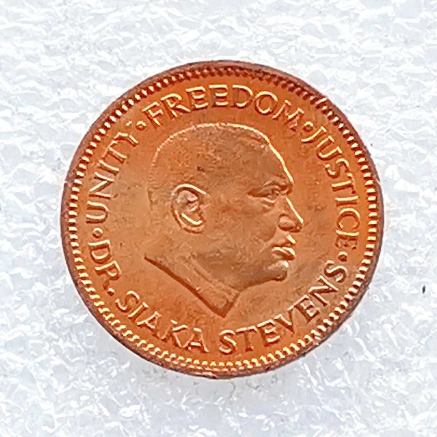 海外回流1元起拍小铺 各国钱币散币场 第14期 塞拉利昂1980年1/2分