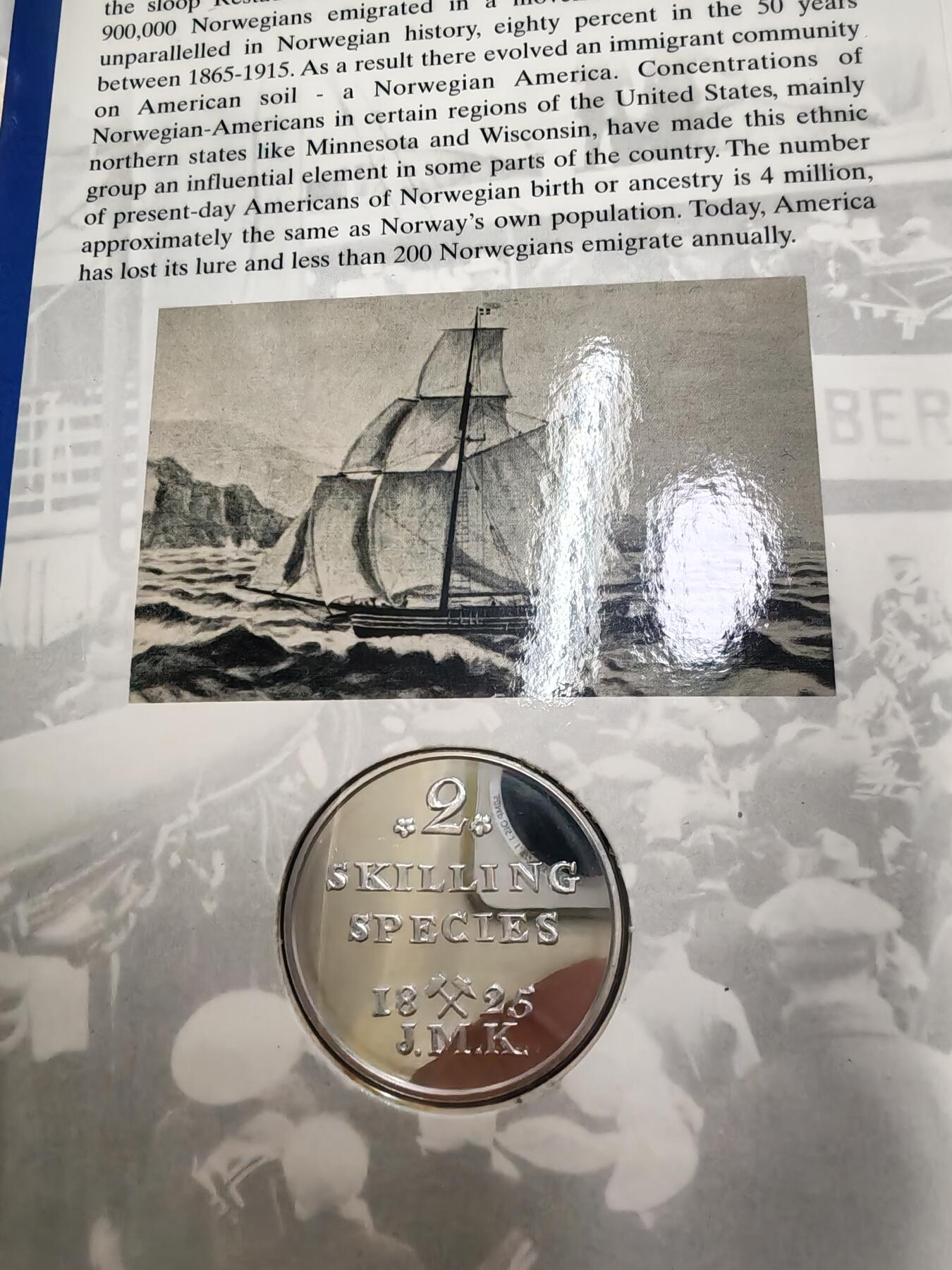 长老汇龙年精选第十六场拍卖 1998挪威5枚精制币套装+1枚银章，盒证全，heritage版
