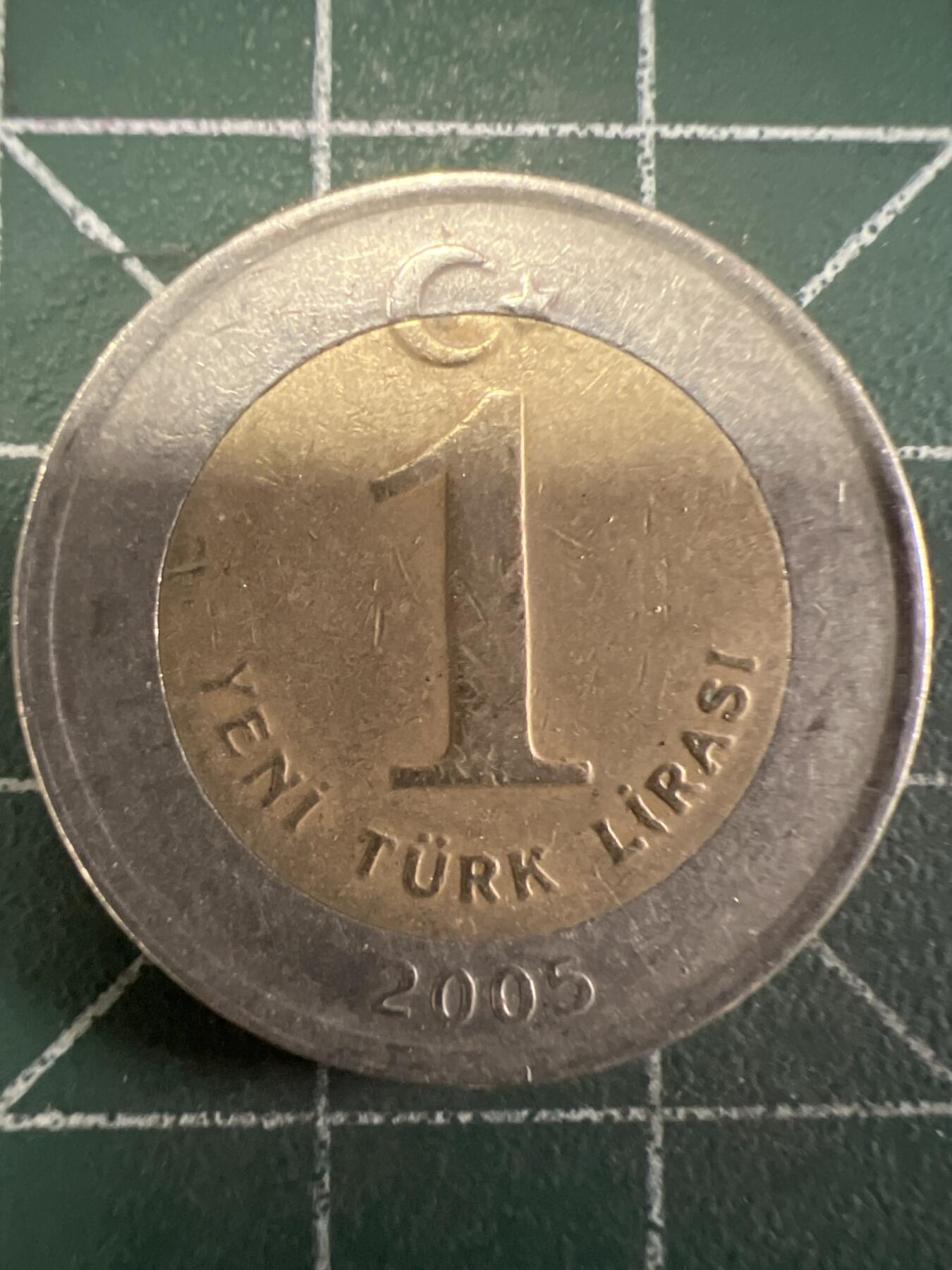 第670期 硬币专场 （无押金，捡漏，全场50包邮，偏远地区除外，接收代拍业务，本店十天发一次货） 土耳其1里拉