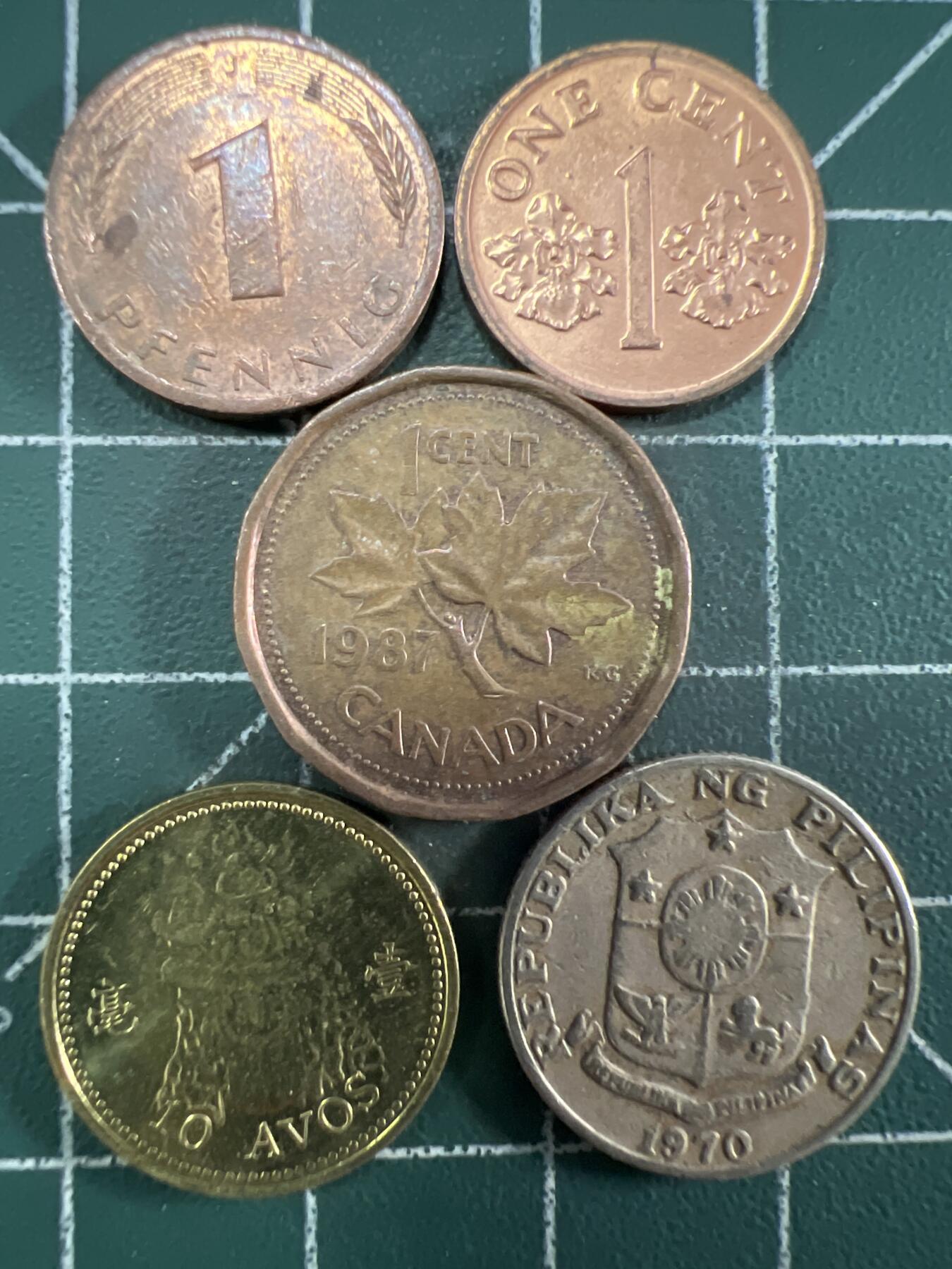 第686期 硬币专场 （无押金，捡漏，全场50包邮，偏远地区除外，接收代拍业务，本店十天发一次货） 硬币5枚