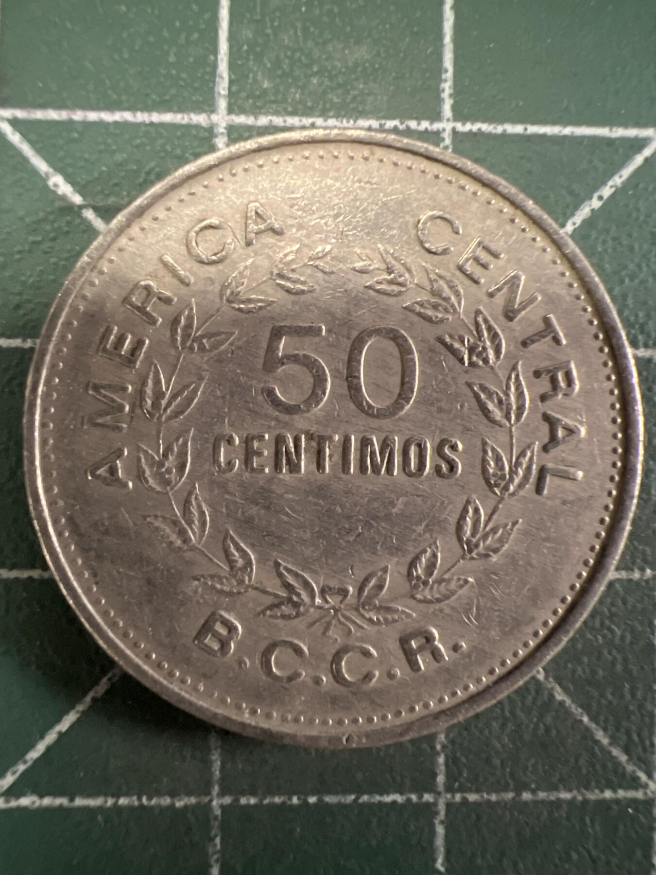 第670期 硬币专场 （无押金，捡漏，全场50包邮，偏远地区除外，接收代拍业务，本店十天发一次货） 哥斯达黎加50分  1976年