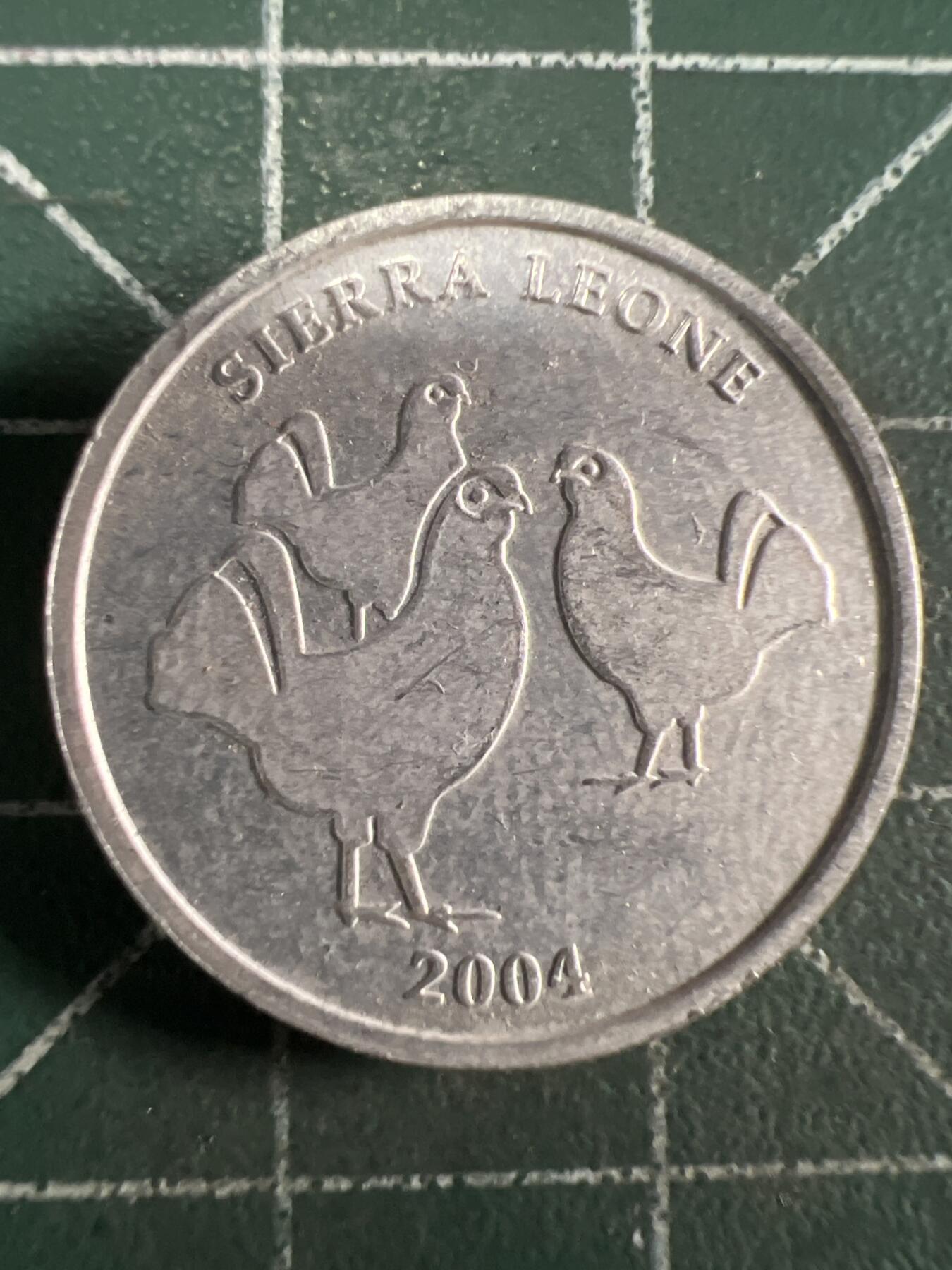 第669期 硬币专场 （无押金，捡漏，全场50包邮，偏远地区除外，接收代拍业务，本店十天发一次货） 塞拉利昂5利昂