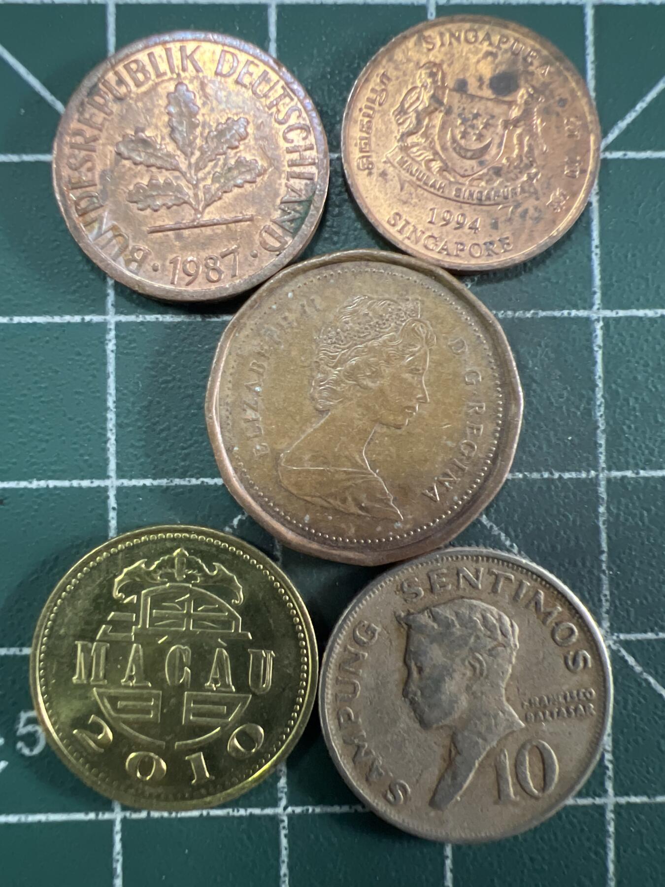 第686期 硬币专场 （无押金，捡漏，全场50包邮，偏远地区除外，接收代拍业务，本店十天发一次货） 硬币5枚