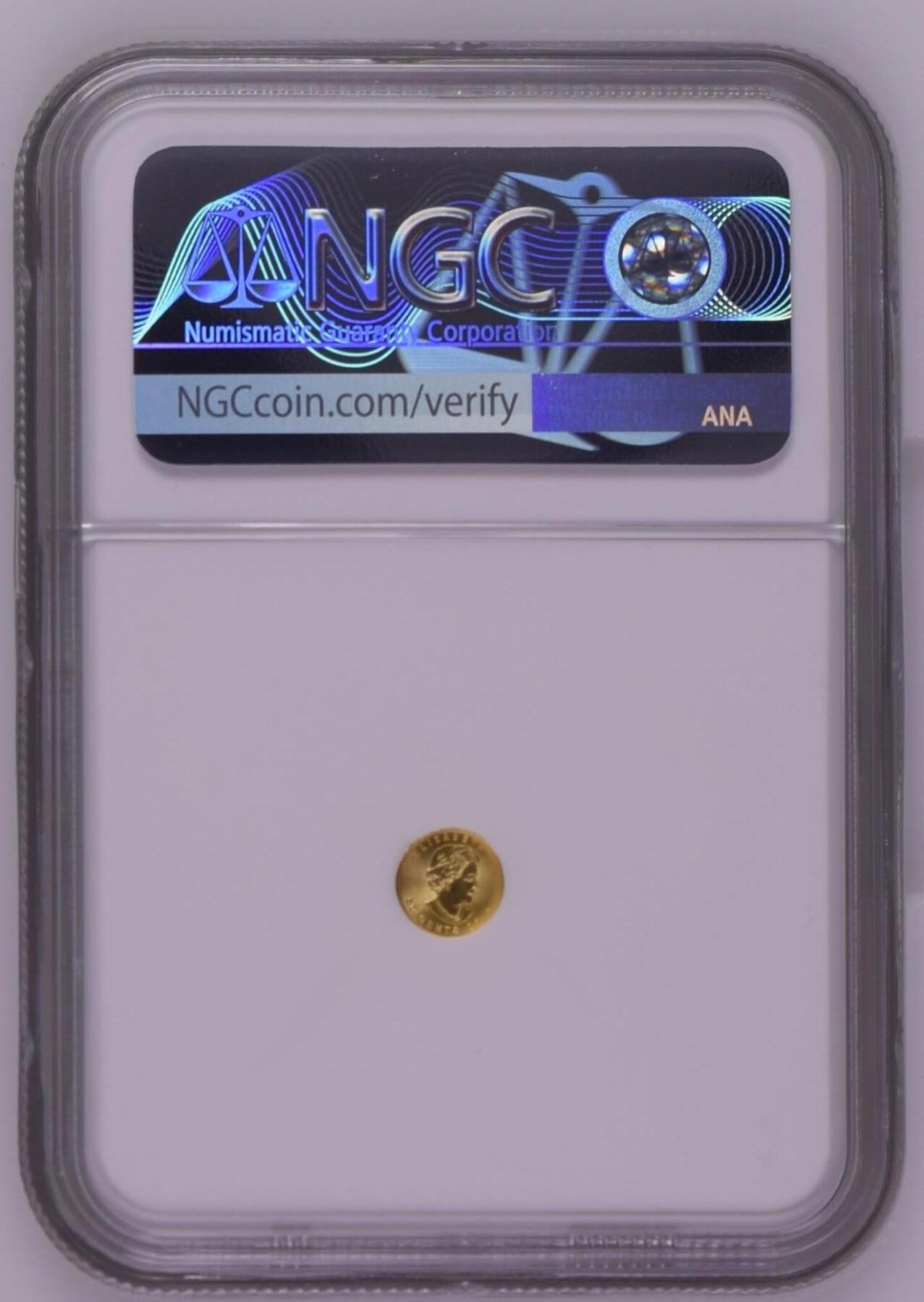 长老汇龙年精选第十六场拍卖 2016 CANADA MAPLE LEAF 1g .9999 GOLD，6枚并列冠军之一