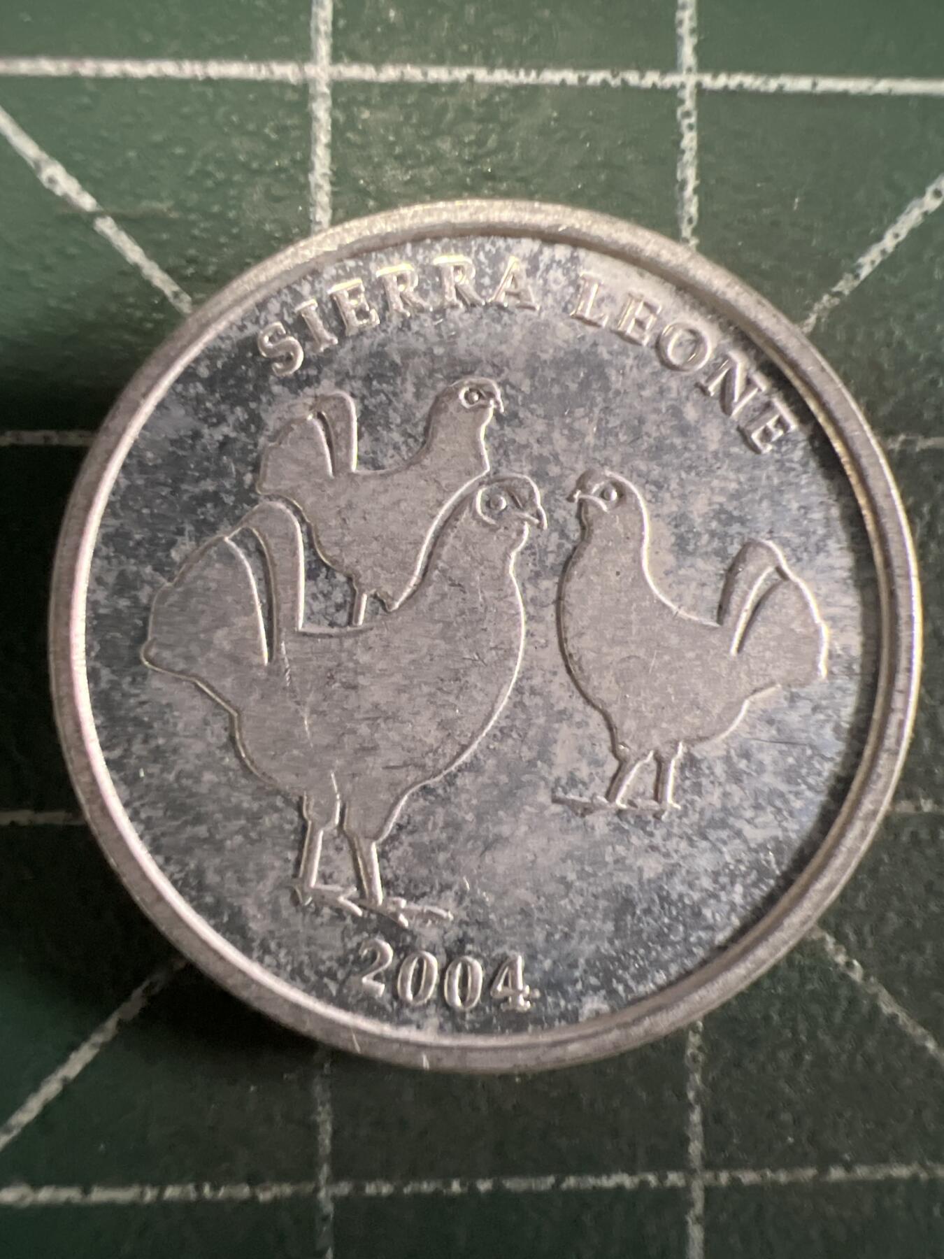 第670期 硬币专场 （无押金，捡漏，全场50包邮，偏远地区除外，接收代拍业务，本店十天发一次货） 塞拉利昂5利昂