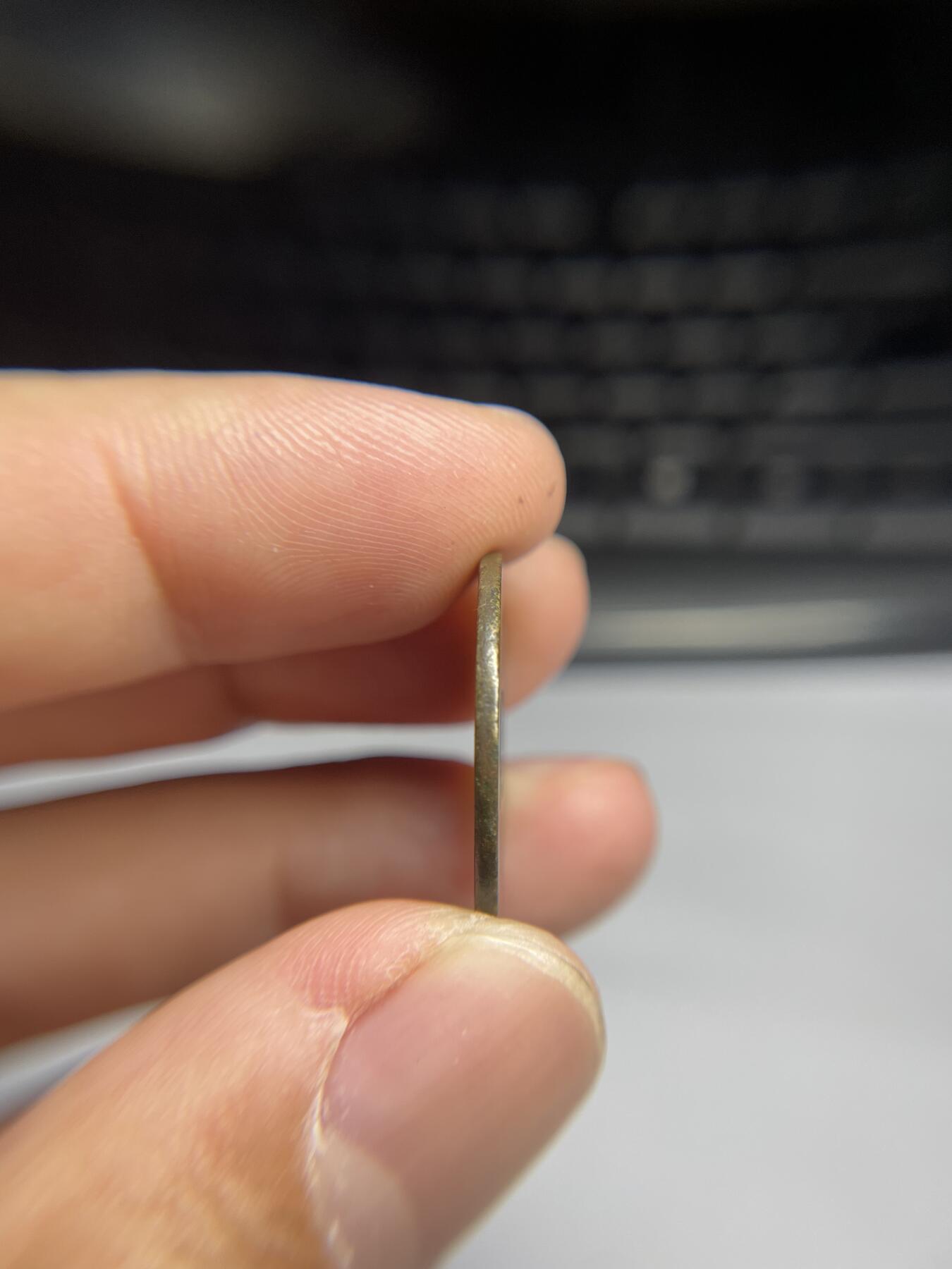 每日一拍,，2024年集古藏今外币拍卖第十二期-第2场—（总第112拍），新一期拍卖开始了,本期古钱币全场包真，拍卖名称未备注的均无补裂翘等缺陷. 绍圣元宝，篆书，背面老藏家写有版别，尺寸24.2*1.35