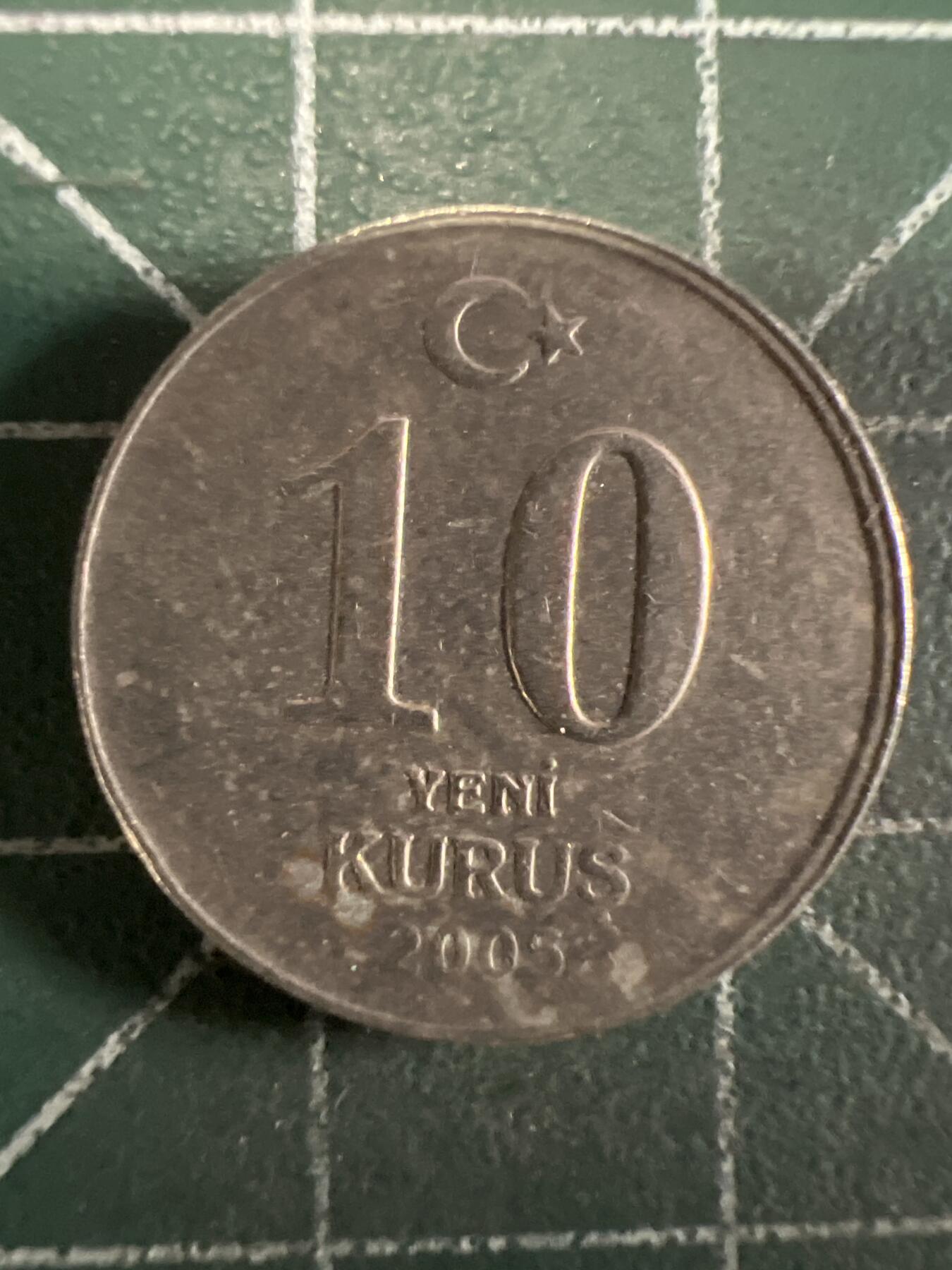 第670期 硬币专场 （无押金，捡漏，全场50包邮，偏远地区除外，接收代拍业务，本店十天发一次货） 土耳其10库鲁