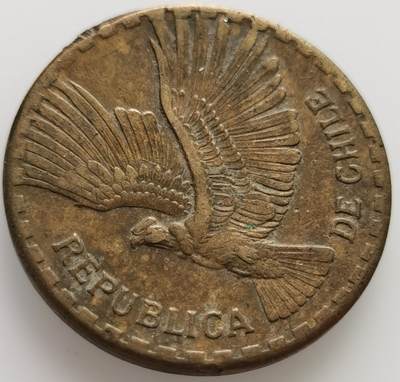 外国钱币散币场20240803（中拍皆有赠品），每周两拍，可寄存，周日统一发货 - 智利1966年秃鹫10分大铜币