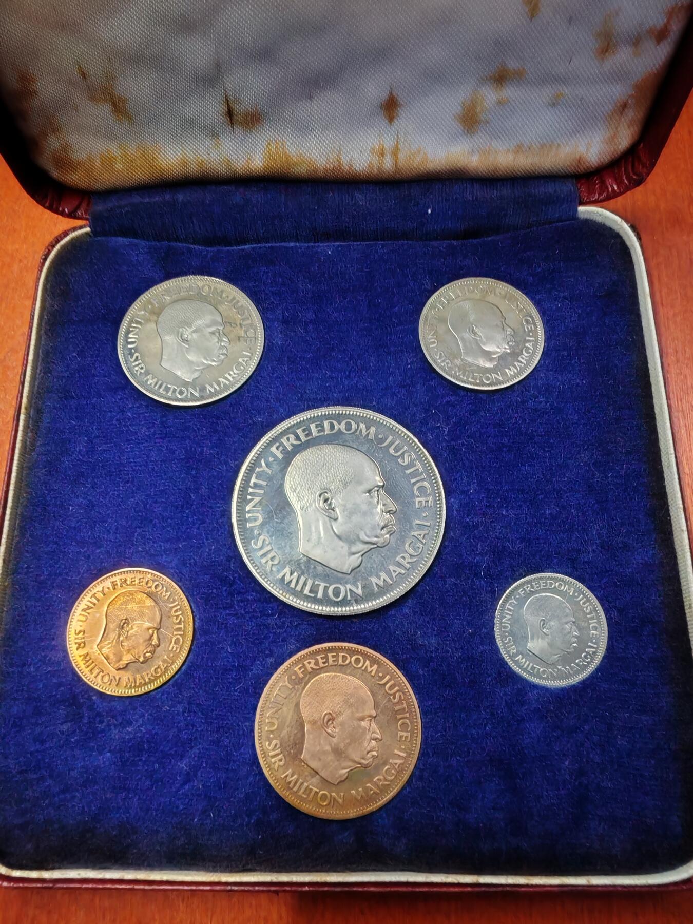 长老汇龙年精选第十六场拍卖 1964塞拉利昂6枚精制币套装，原盒