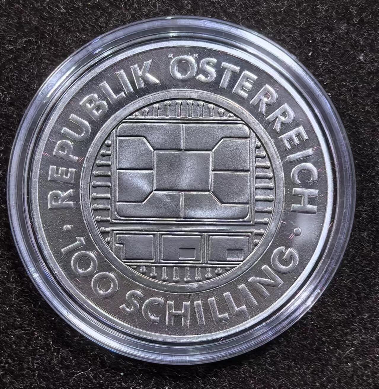 北京马甸外国币专卖微拍第124期，外国金银币专场，陆续上新，欢迎关注 2000年奥地利千禧年银钛合金双金属纪念币